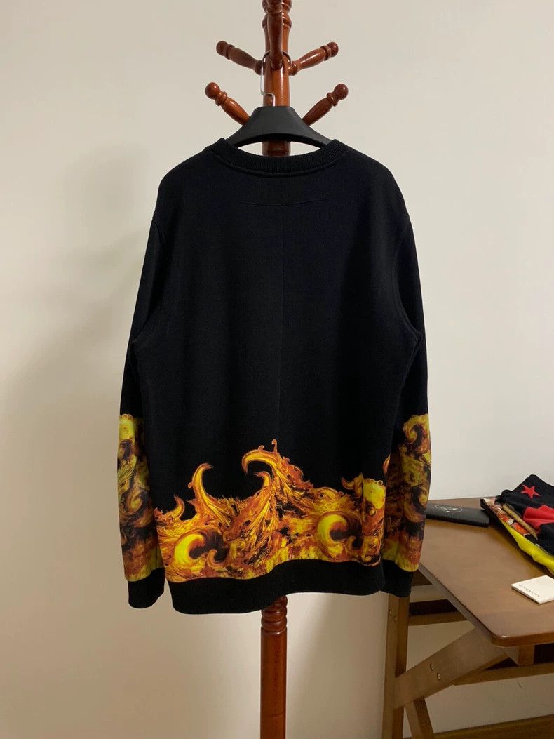 Givenchy Givenchy Flame Hem Hoodie 2506-Nextarrow Size US S / EU 44-46 / 1 - 2 Thumbnail