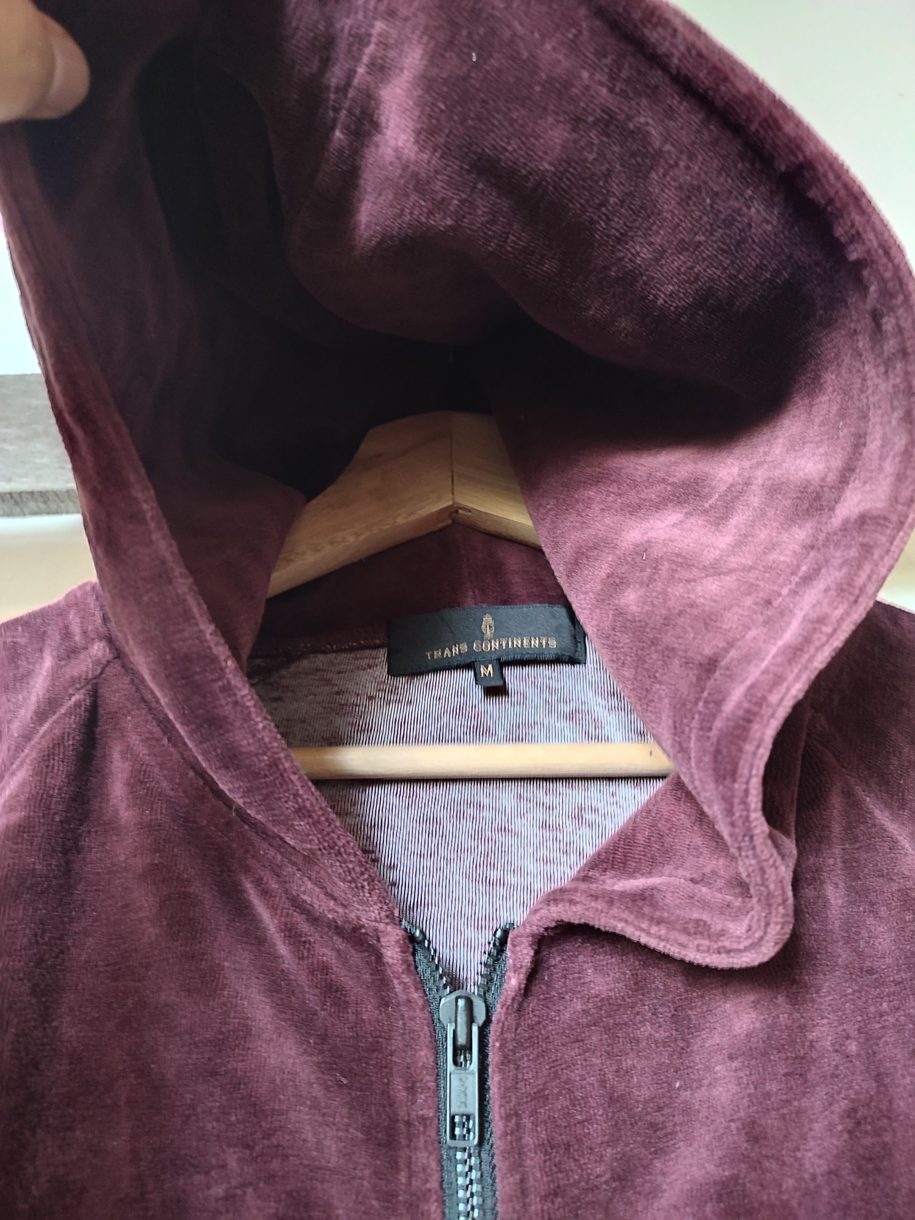 Japanese Brand Vintage Velvet Trans Continents Hoodies Size US M / EU 48-50 / 2 - 8 Thumbnail