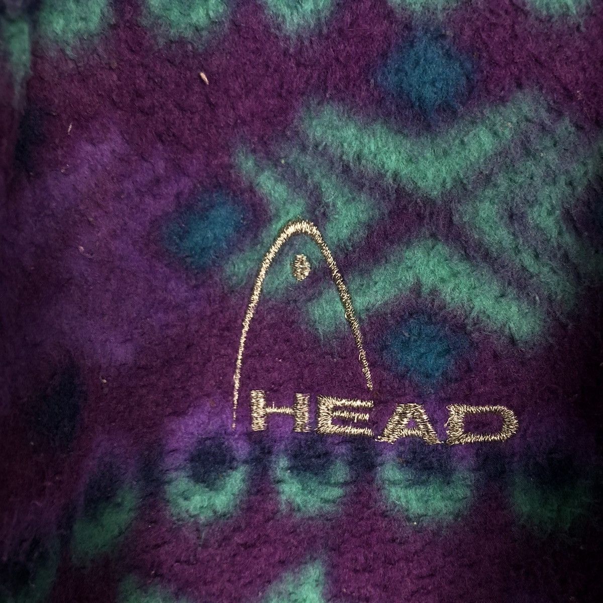 Japanese Brand 🔥90’s Vintage Navajo Aztec Fleece Jacket Head Japan Size US L / EU 52-54 / 3 - 13 Thumbnail