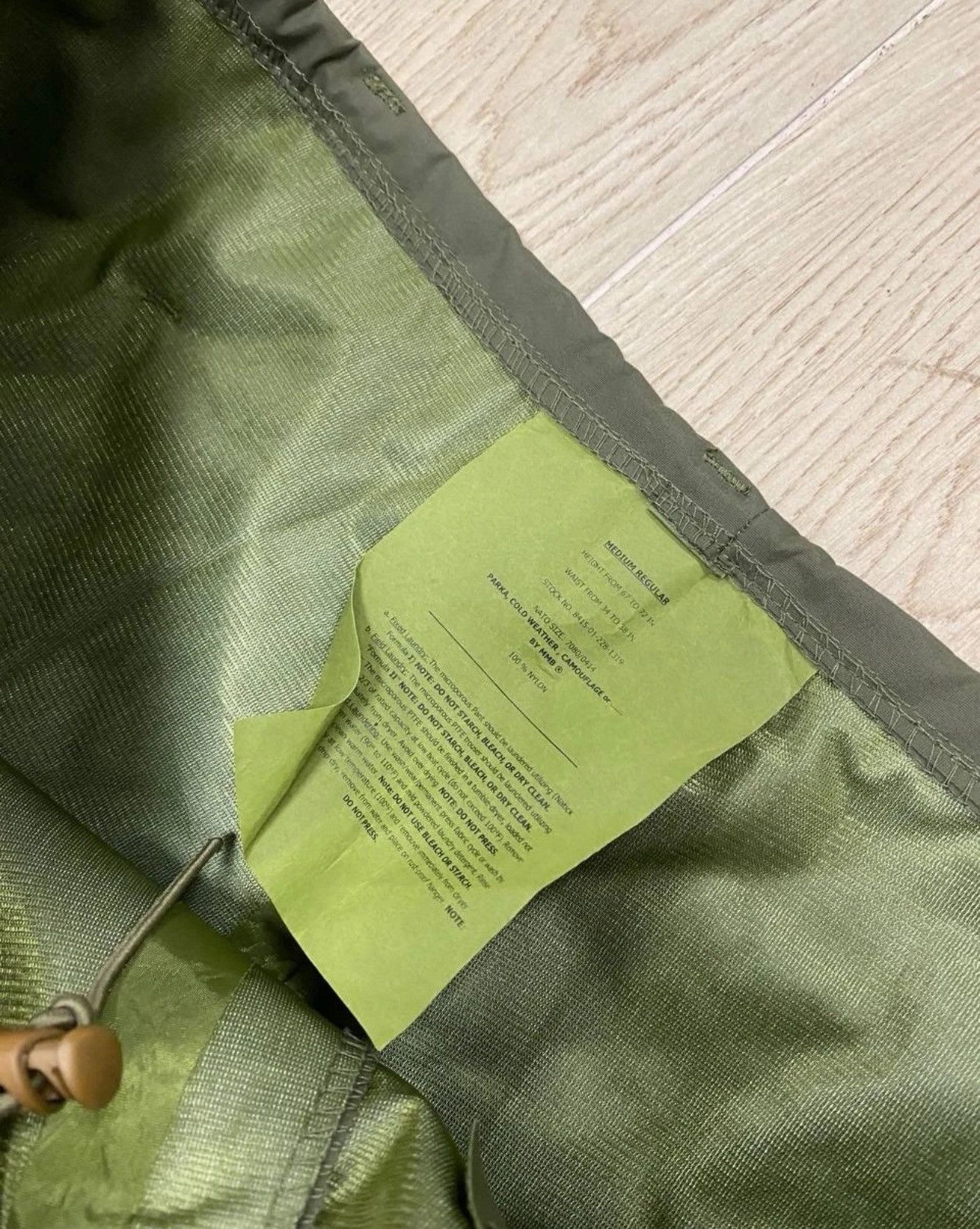 Other US Army Military ECWCS Waterproof Cold Weather Trousers Size US 34 / EU 50 - 3 Thumbnail