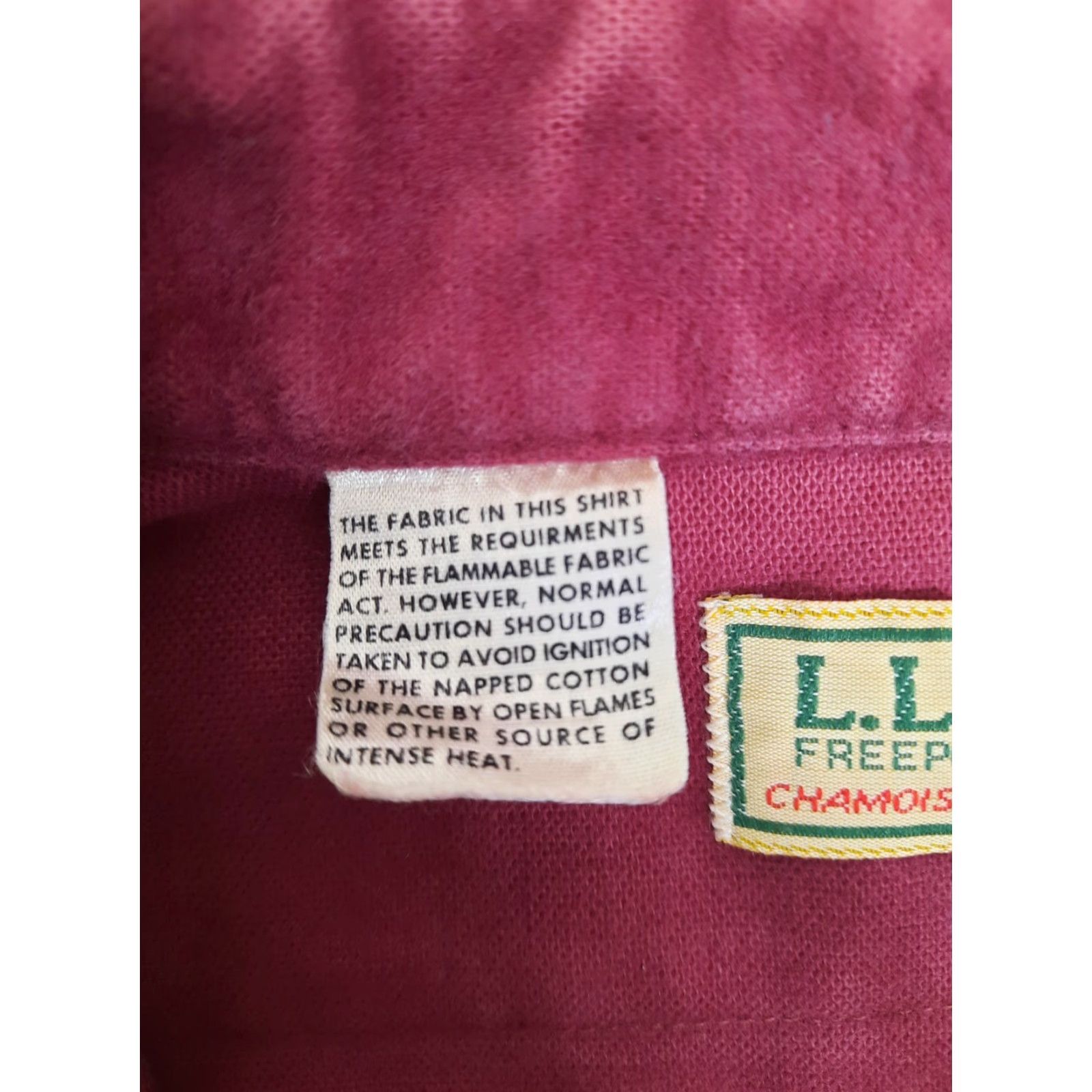 Vintage VINTAGE LL Bean Chamois Button-Up Shirt Red Men's Tall Large USA Made Shirt Size US L / EU 52-54 / 3 - 2 Thumbnail