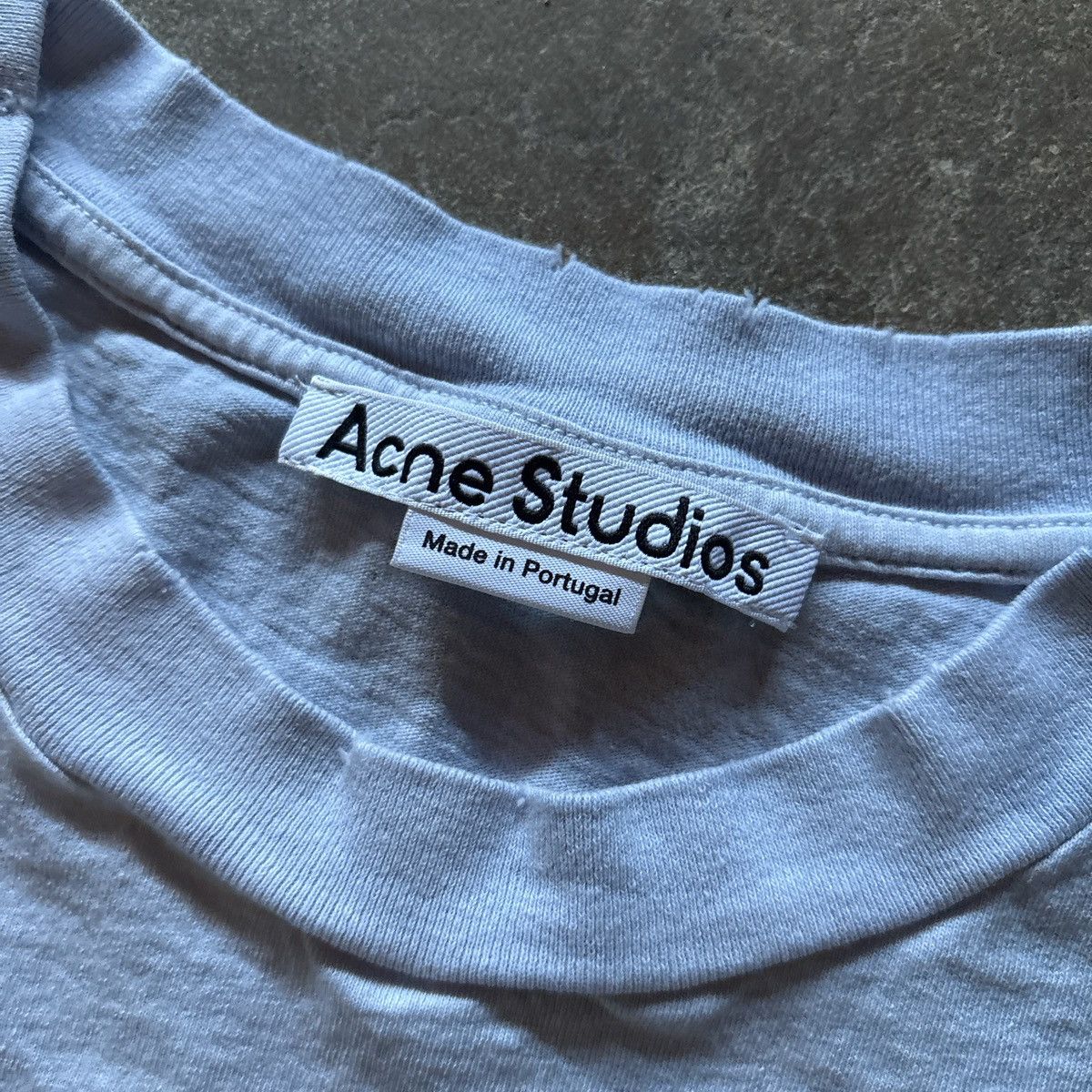 Acne Studios Stockholm 1996 Blue Tie-Dye Shirt