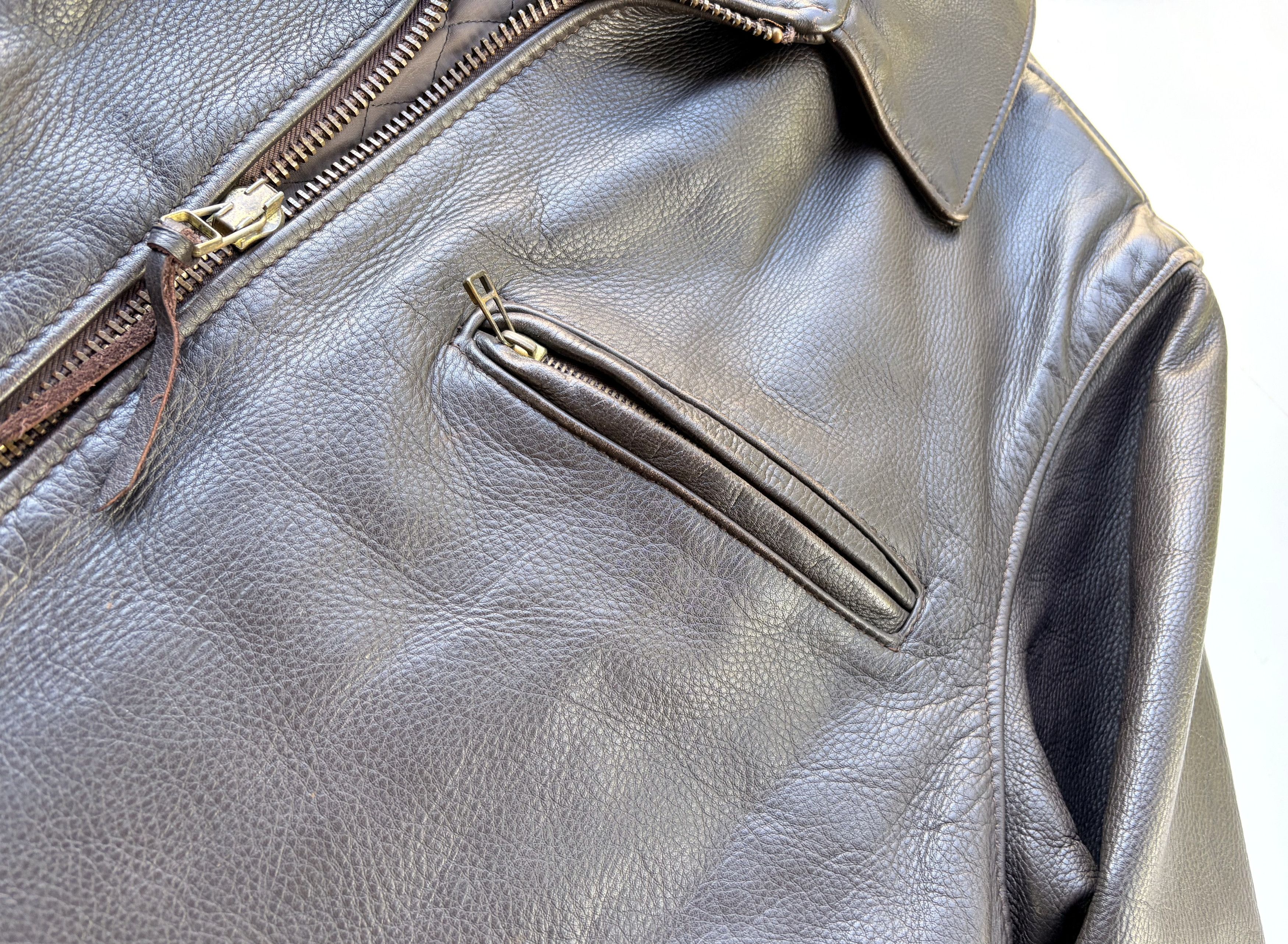 Schott Schott NYC 546 Leather Jacket Size US L / EU 52-54 / 3 - 2 Thumbnail