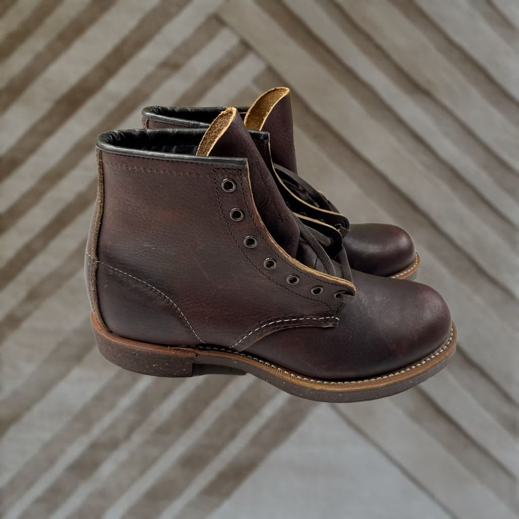 Red Wing Red Wing Shoes Brown Mens 7D Blacksmith Boots USA NEW Cork Soles Leather Size US 7 / EU 40 - 1 Thumbnail