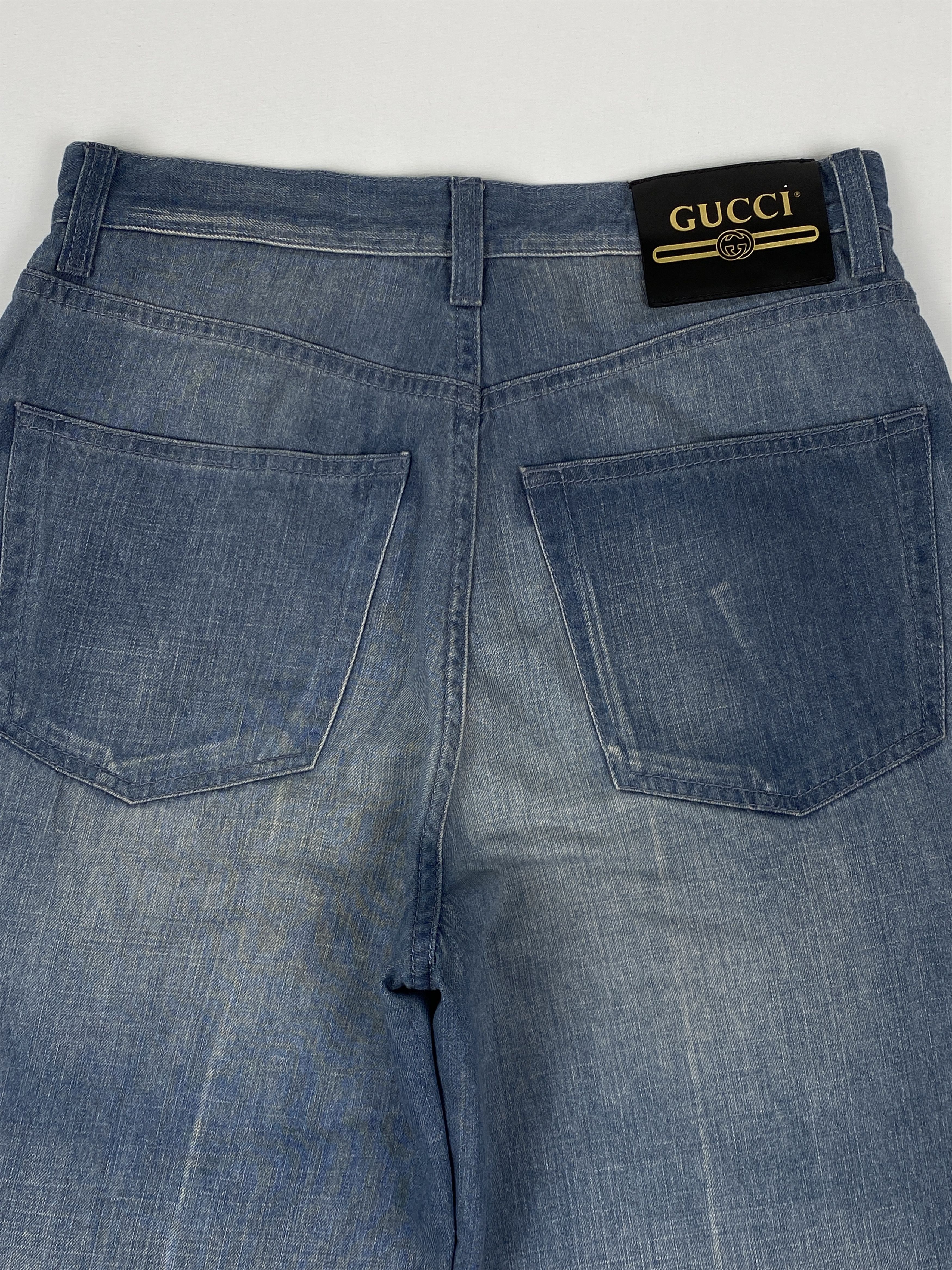 Gucci Washed Denim Jeans Size 26" / US 2 / IT 38 - 9 Thumbnail