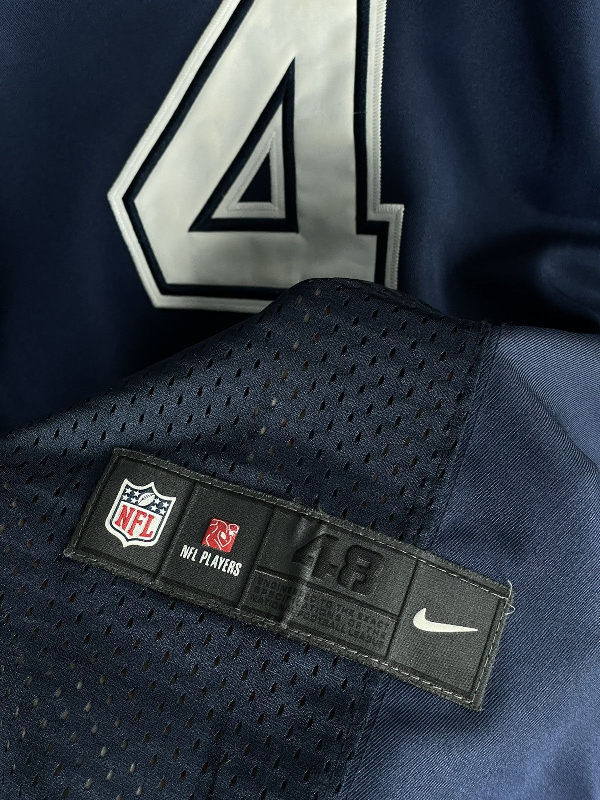 NFL × Nike × Vintage 🌟 VINTAGE 00’S NIKE NFL DALLAS COWBOYS „PRESCOTT 4” JERSEY Size US M / EU 48-50 / 2 - 8 Thumbnail