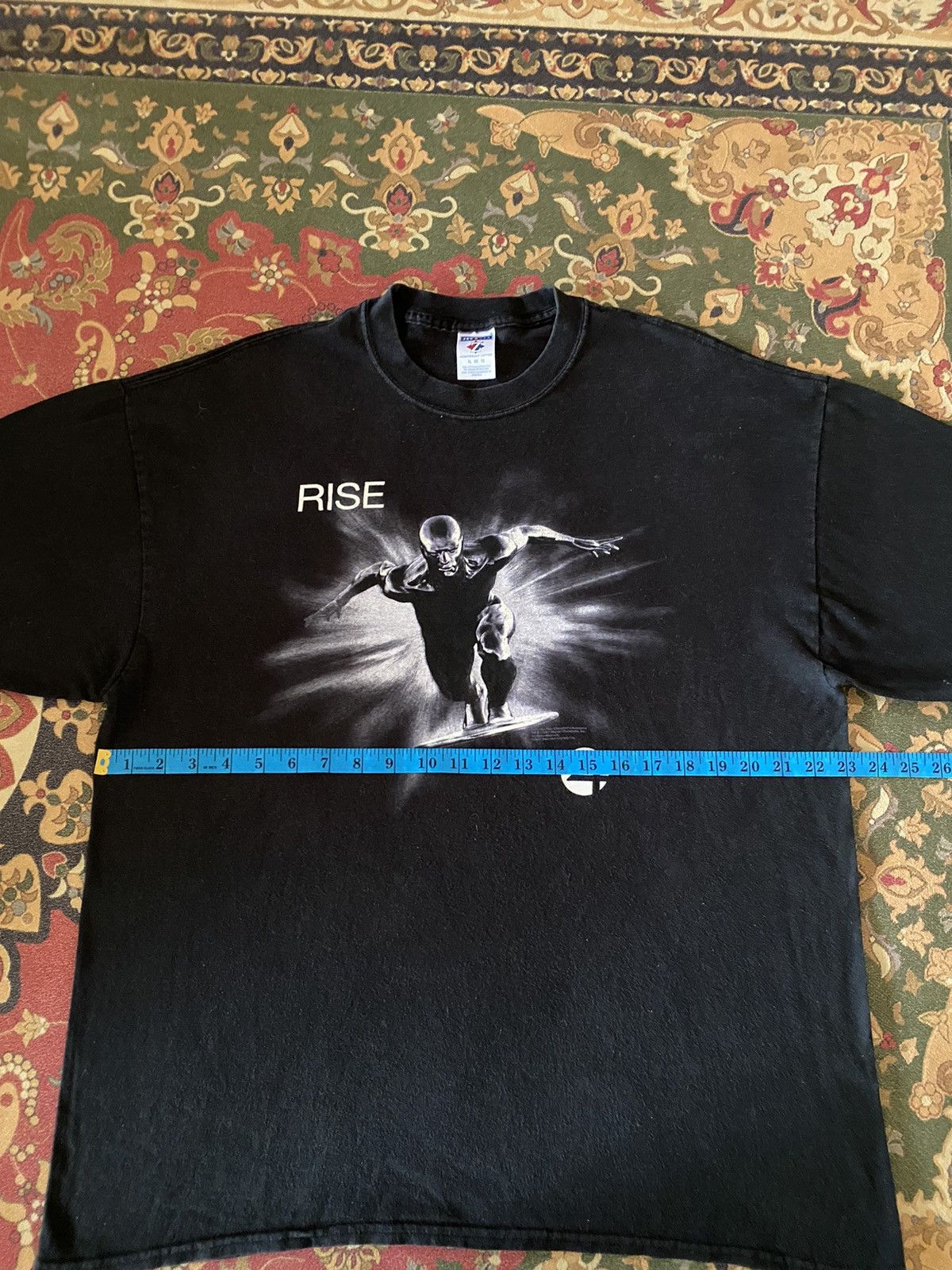 Vintage Vintage Jerzees Movie Fantastic 4 RISE Over Size T-Shirt Size US XL / EU 56 / 4 - 7 Thumbnail