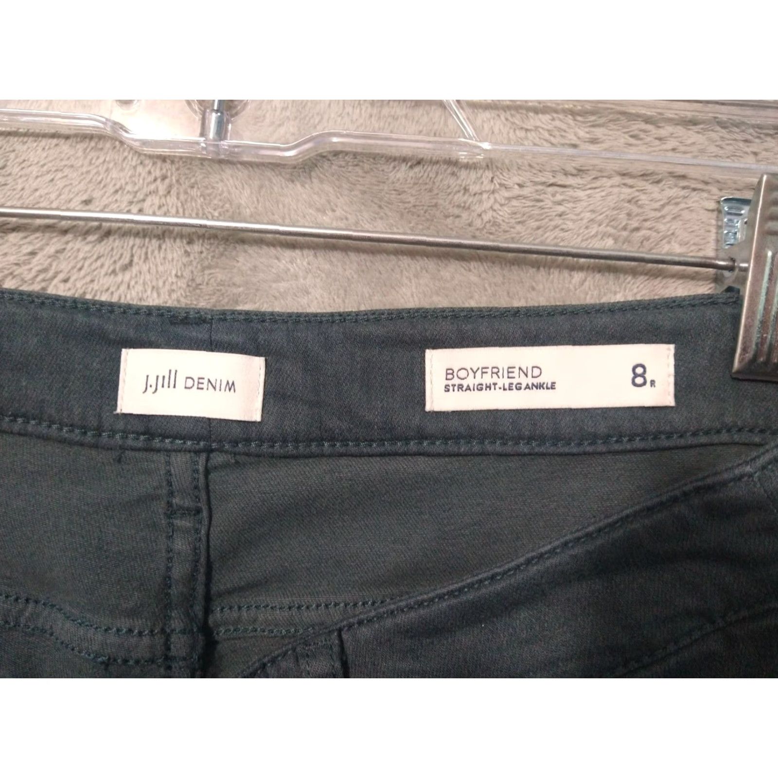 Denime J Jill Jeans Womens 12 Blue Denim Boyfriend Straight Leg Ankle Mid Rise Stretch Jeans Womens Medium Rise Blue Denim 5-Pocket Design Mens? Size 30" / US 8 / IT 44 - 7 Thumbnail