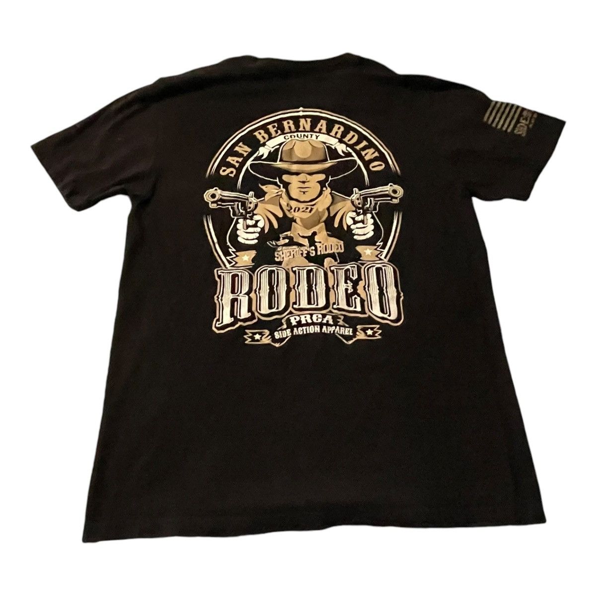 Next Level Apparel 2021 PRCA San Bernardino Sheriff’s Rodeo Event Tee Adult LG Size US L / EU 52-54 / 3 - 1 Thumbnail