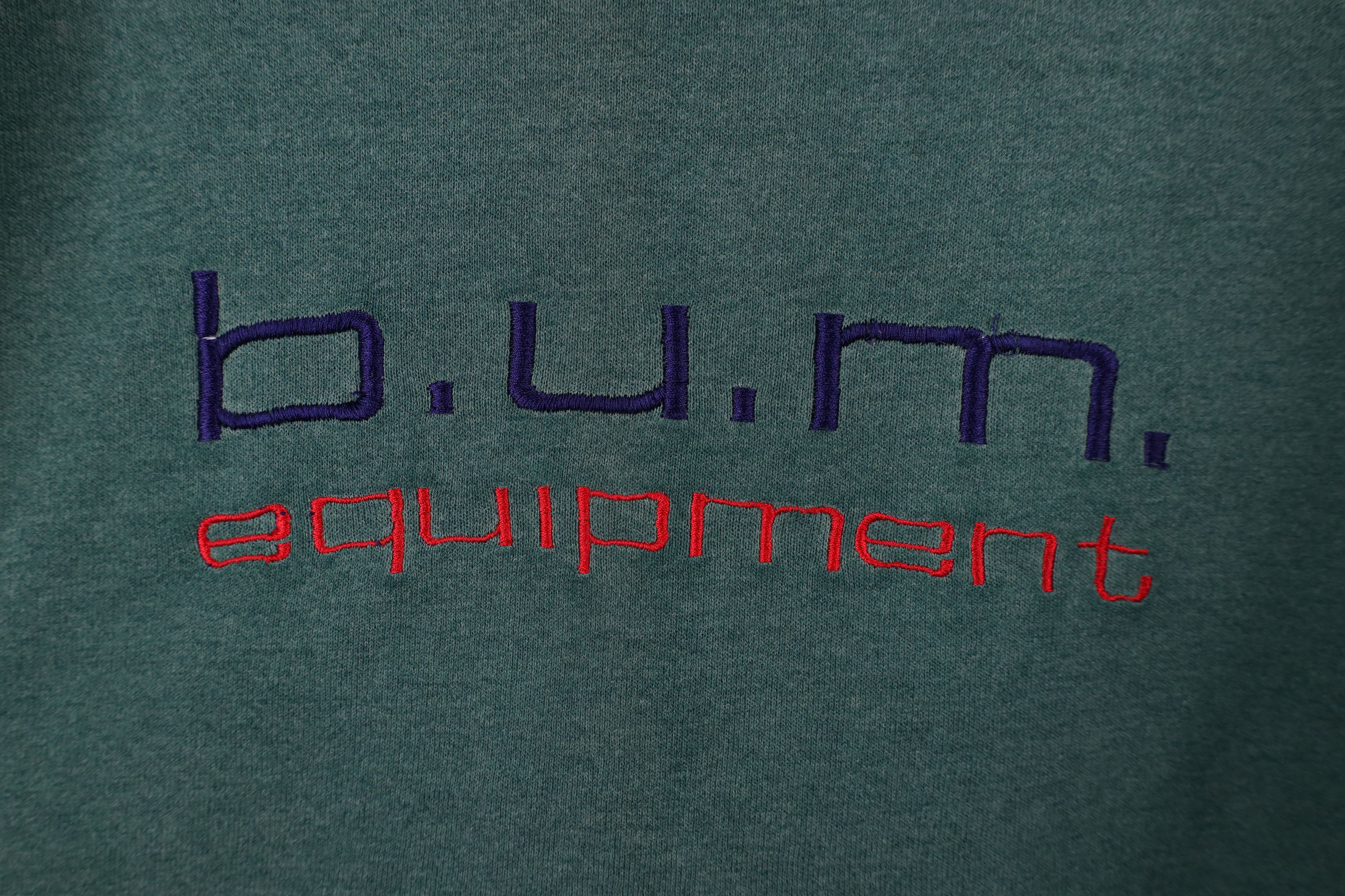 Hanes × Vintage Vintage 90s Bum Equipment Spell Out Crewneck Sweatshirt USA Size US XL / EU 56 / 4 - 4 Thumbnail