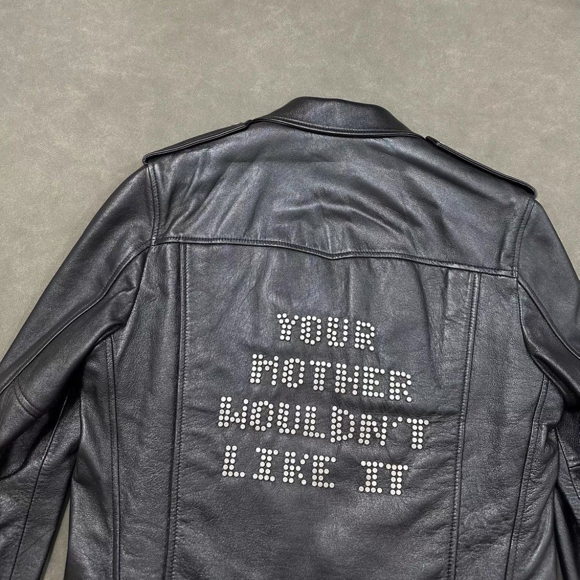 Saint Laurent Paris Sz 48 Saint Laurent Paris L01 Rivet Leather Jacket Size US M / EU 48-50 / 2 - 4 Thumbnail
