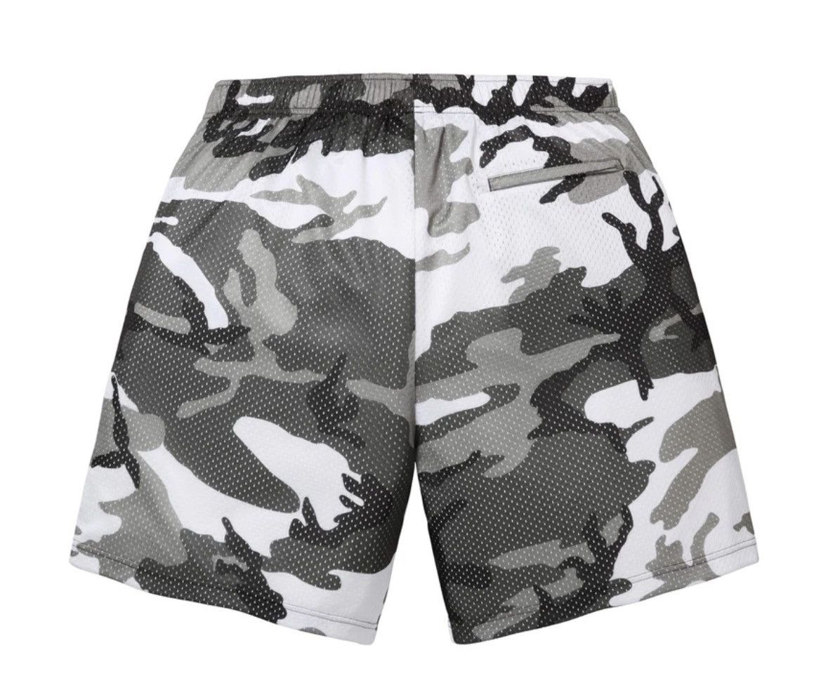Supreme Supreme Snow Camo Small Box Baggy Mesh Shorts Size US 30 / EU 46 - 2 Thumbnail