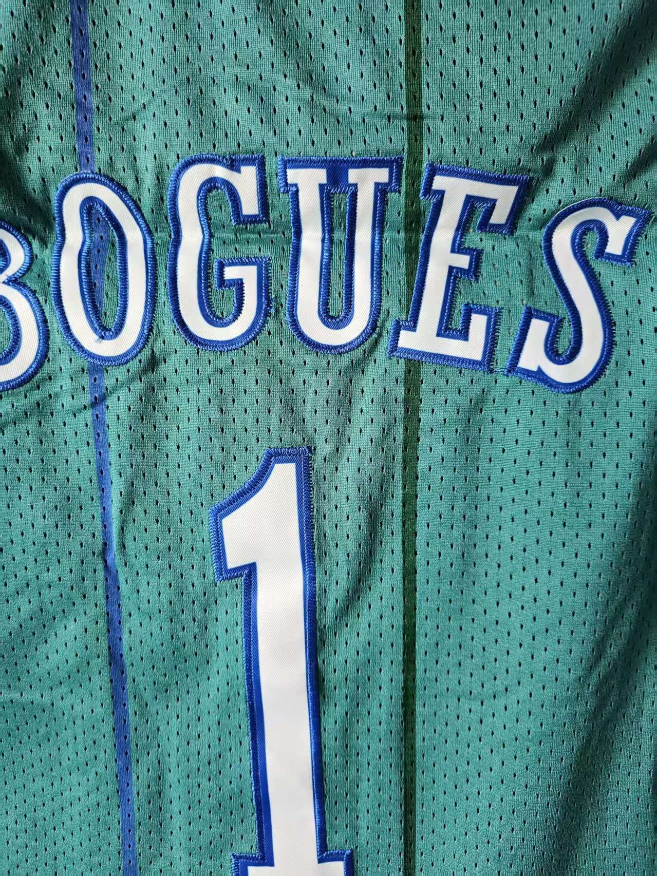NBA Charlotte Hornets 1 Tyrone Bogues Jersey Size US S / EU 44-46 / 1 - 4 Thumbnail