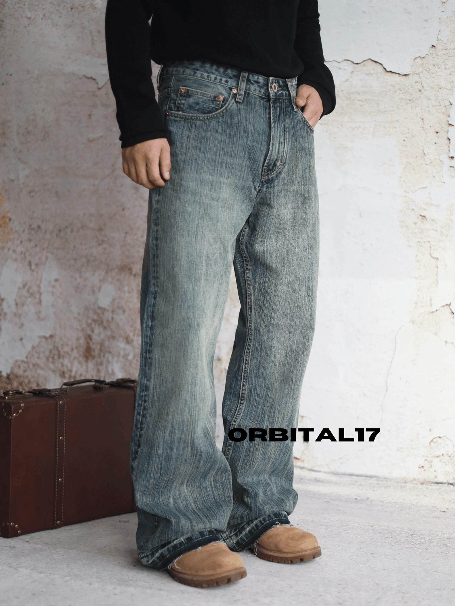 Cleanfit Baggy Washed Denim Jeans