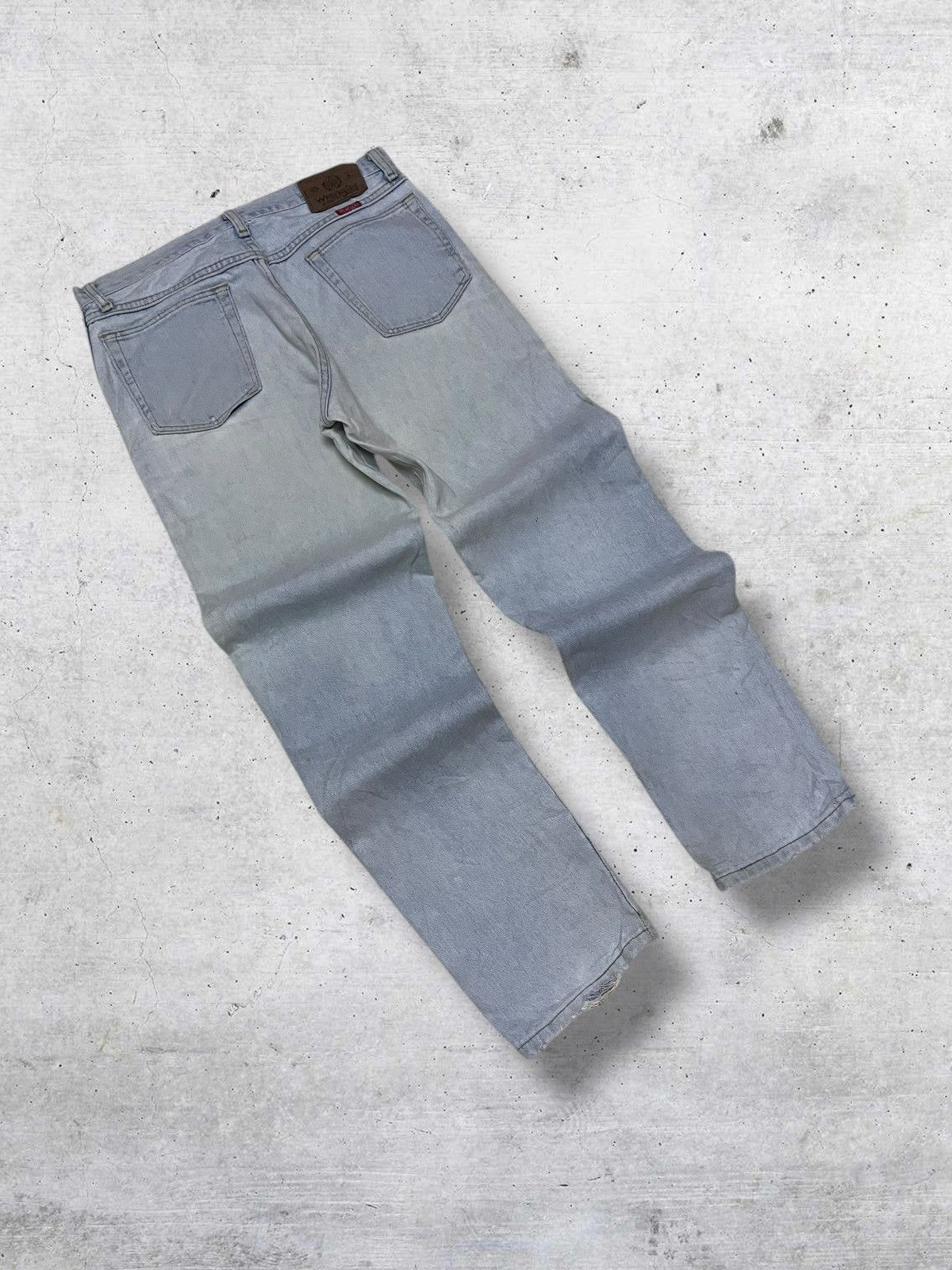 Wrangler VINTAGE WRANGLER USA DESIGNER BLUEWASHED REGULAR OLD DENIM Size US 30 / EU 46 - 10 Thumbnail