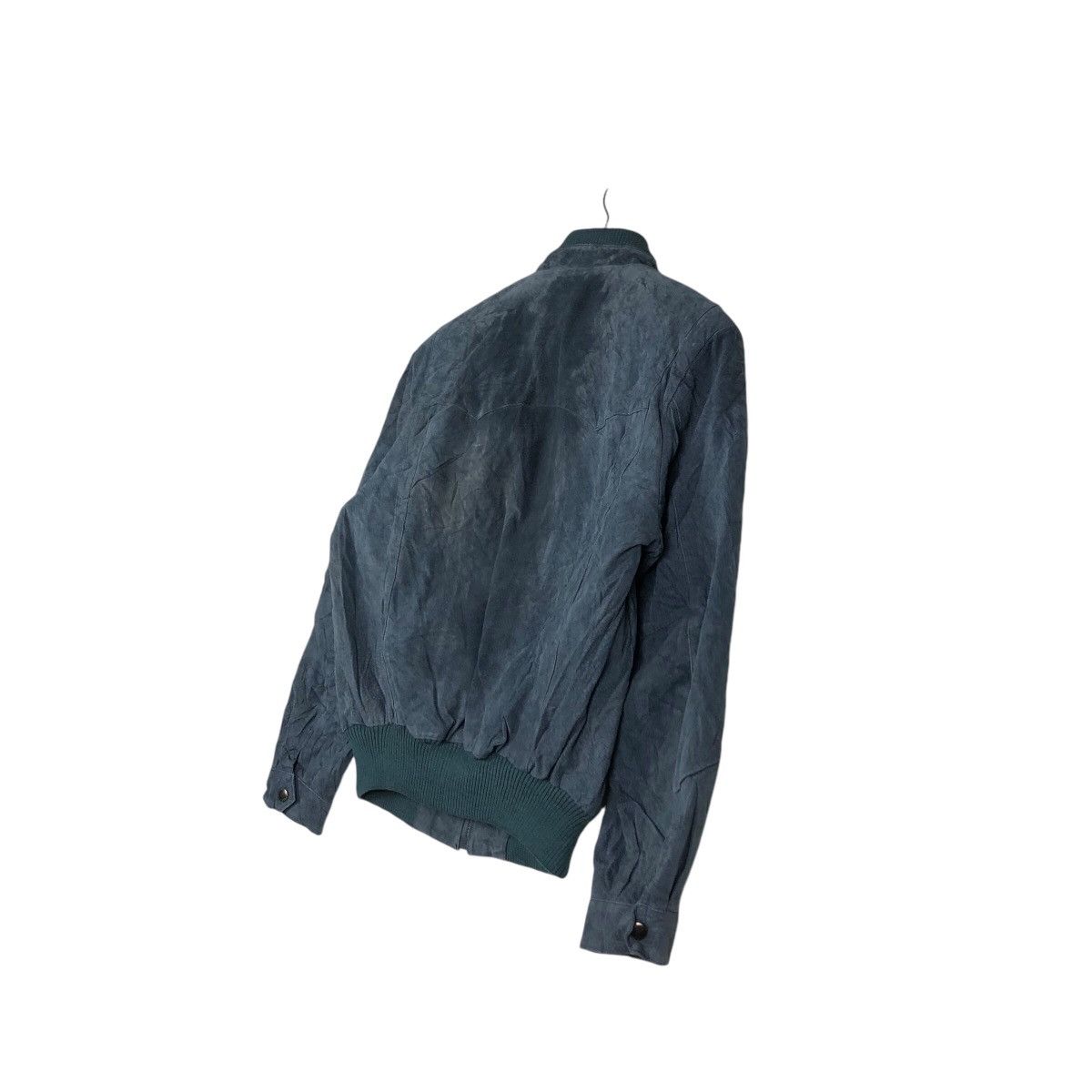 Japanese Brand 📌Vtg Bomber Leather Jacket Genuine Echtes Leder Echt Deer Size US M / EU 48-50 / 2 - 11 Thumbnail