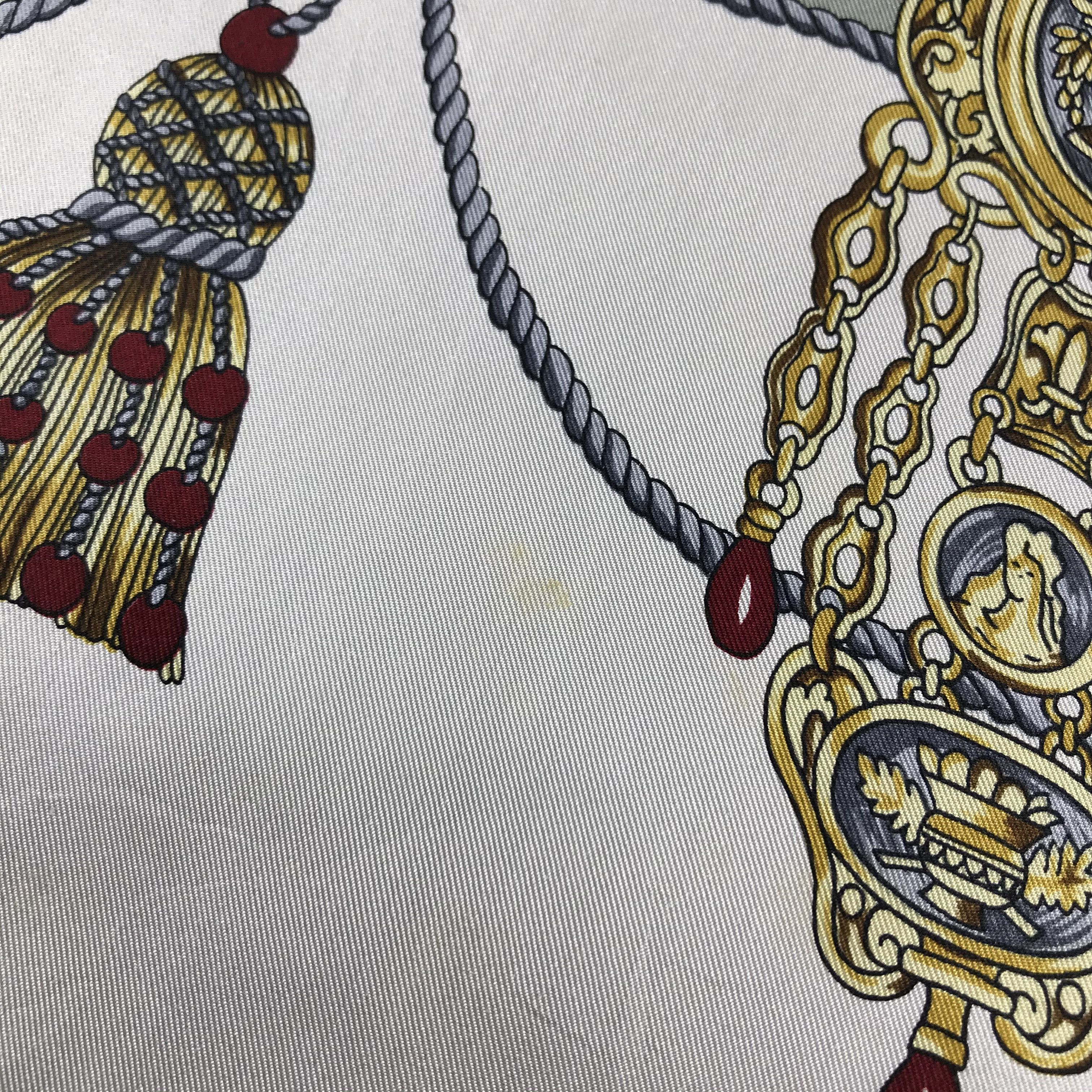 Vintage Luxury Design Vintage Silk Scarf M44 Size ONE SIZE - 9 Thumbnail