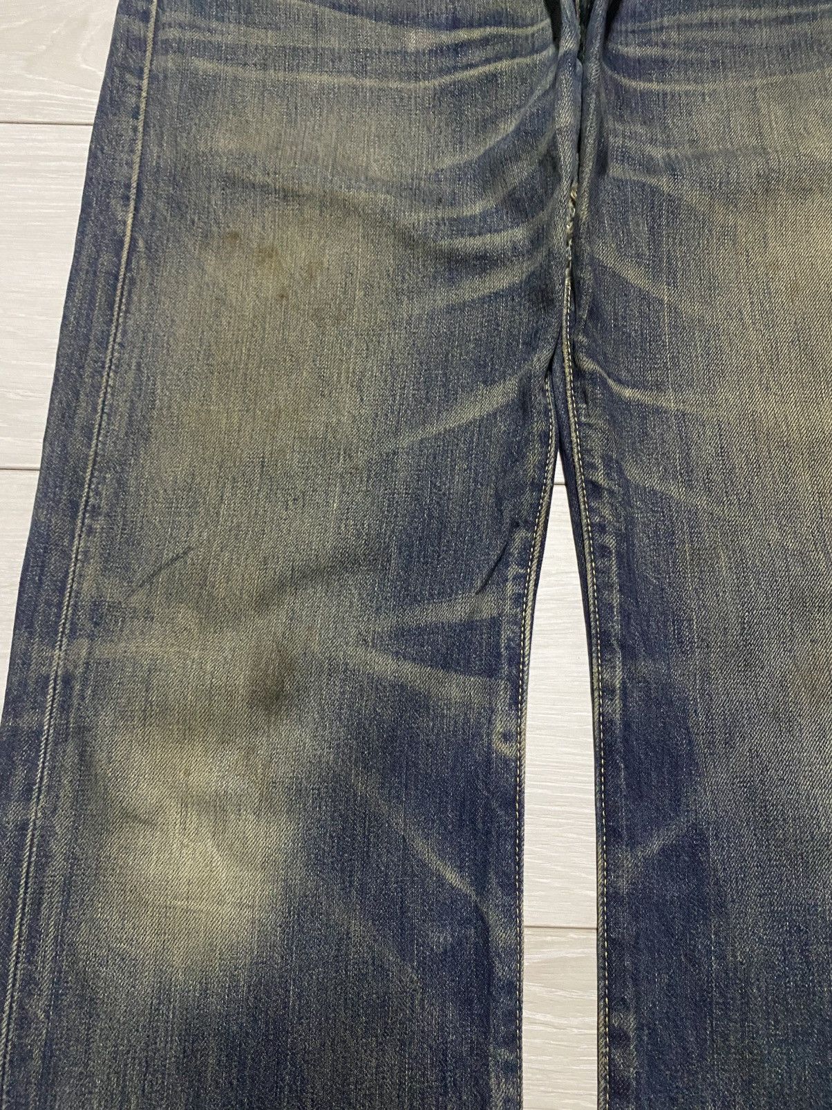 Levi's Vintage Levis 501 Mud Wash Distressed Baggy Jeans Size US 34 / EU 50 - 7 Thumbnail