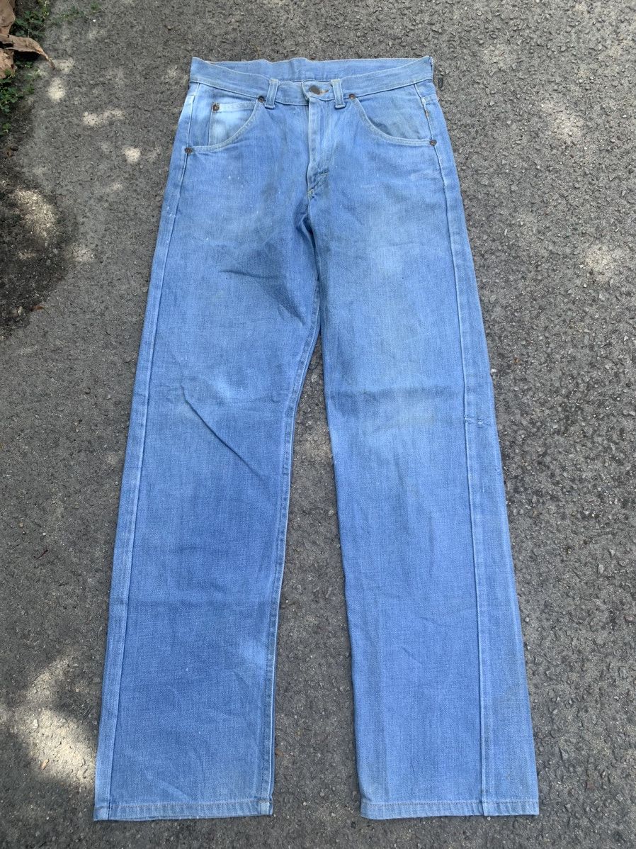 Lee Vtg 70s LEE RIDER light blue. ACCEPTED OFFER 💥 💥 Size US 30 / EU 46 - 1 Thumbnail