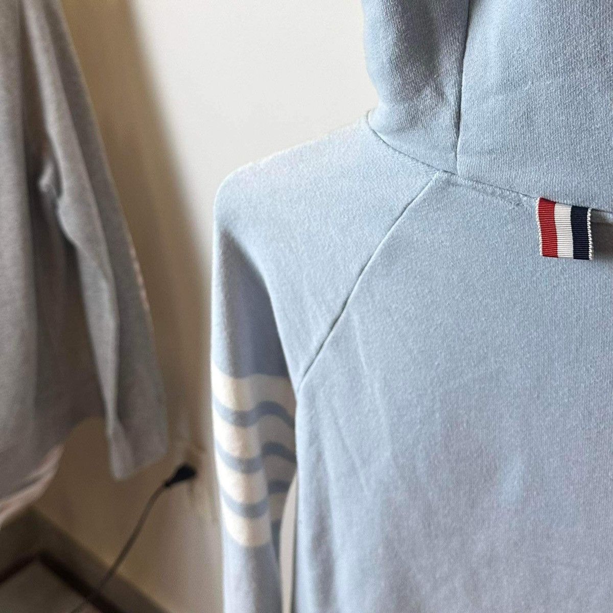 Thom Browne THOM BROWNE 4 BAR BLUE JACKET ZIP Size US S / EU 44-46 / 1 - 4 Thumbnail