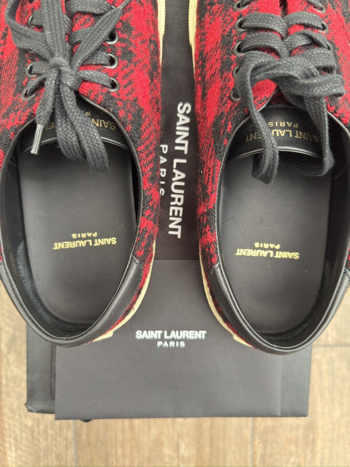 Saint Laurent Paris Saint Laurent skate shoes tweed 43 Size US 10 / EU 43 - 3 Thumbnail