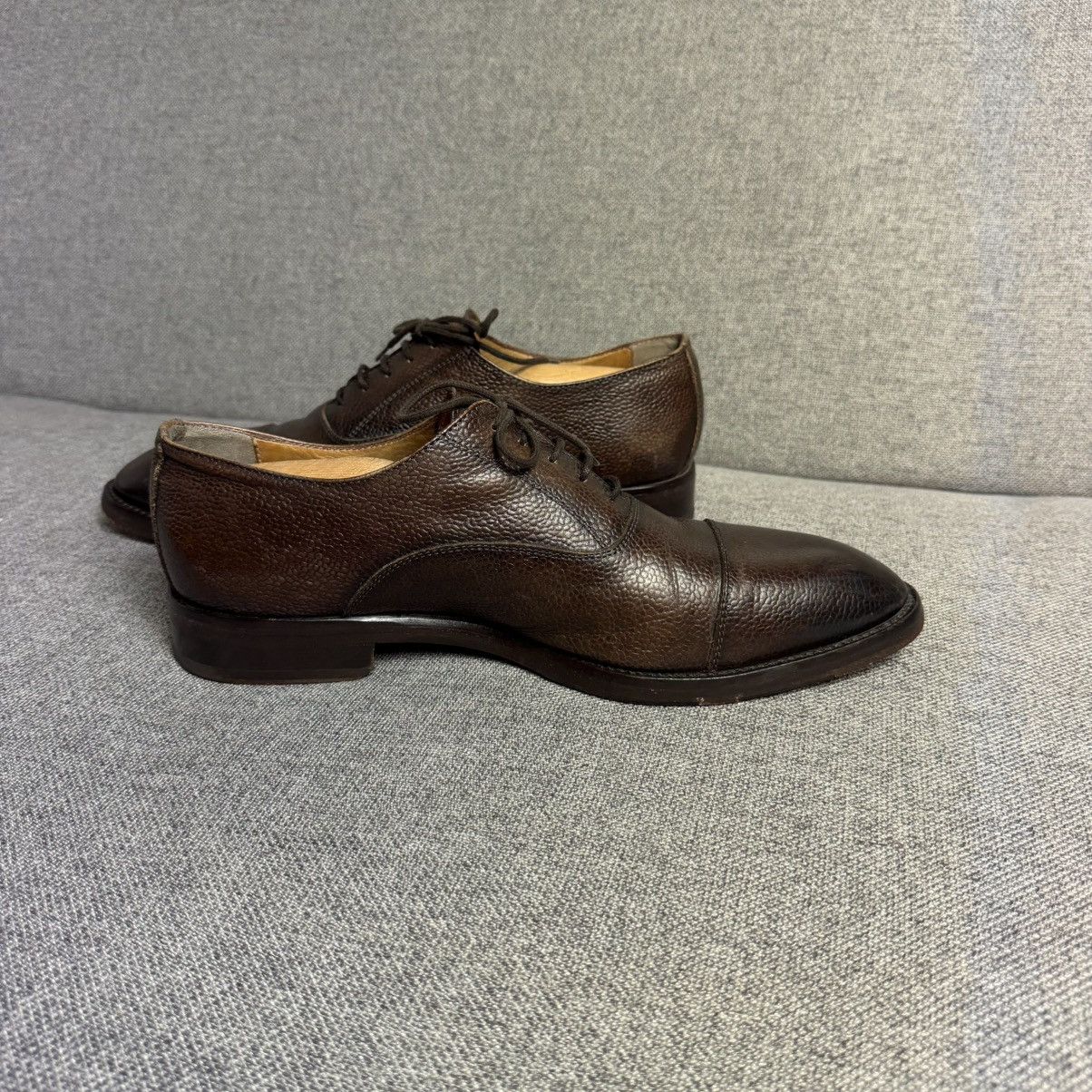 Antonio Maurizi Antonio Maurizi Brown Leather Oxford Shoes Size US 10 / EU 43 - 9 Thumbnail