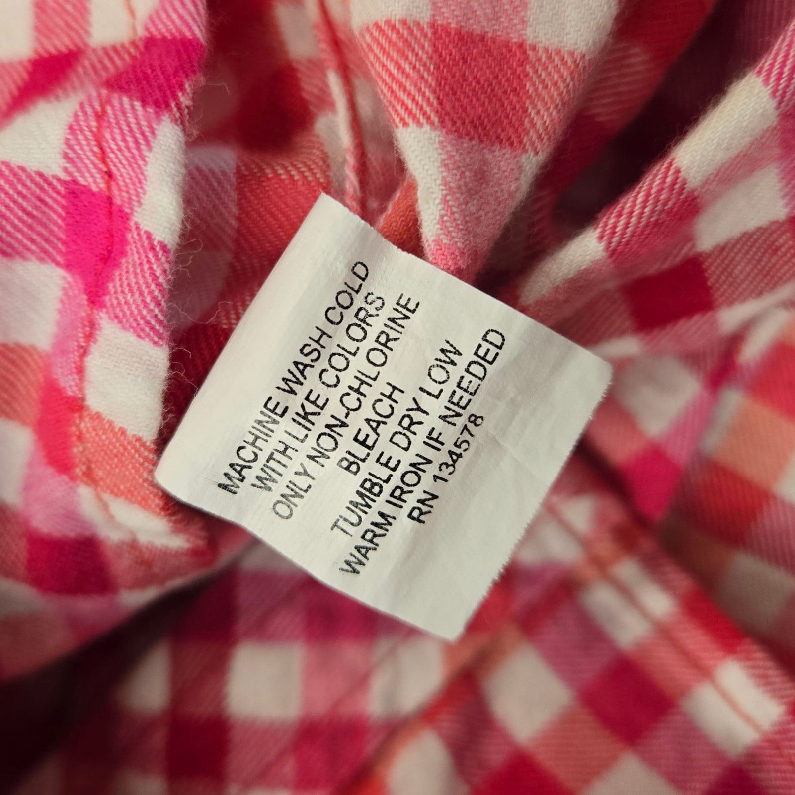 Vineyard Vines Vineyard Vines Pink Gingham Plaid Button Down Shirt Size 0 Size XS / US 0-2 / IT 36-38 - 9 Thumbnail