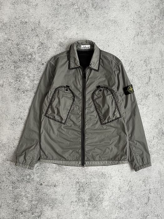 Stone island discount lamy flock overshirt