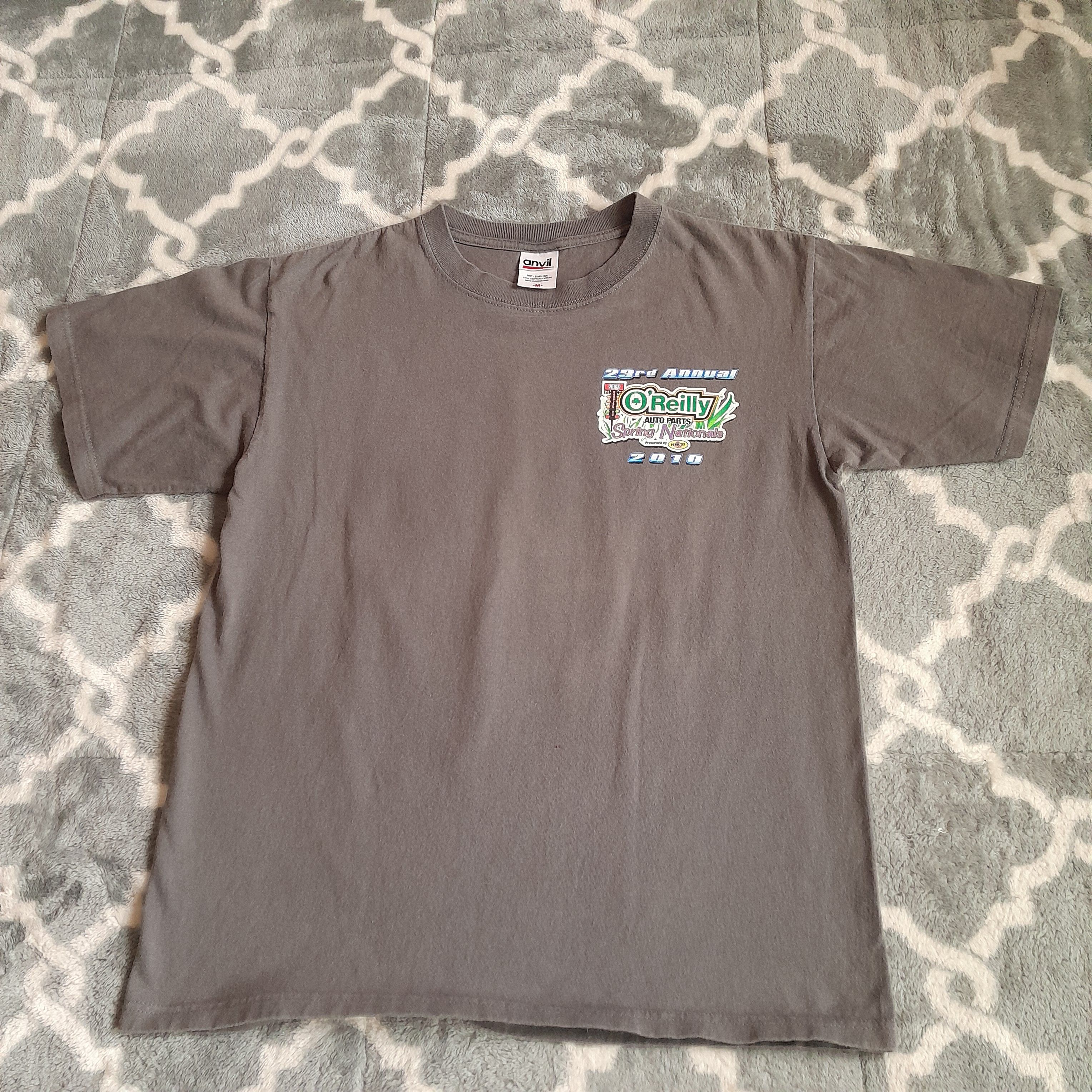 Anvil O’Reilly Nationals Brown T-Shirt 2010 Race (NHRA) Size US M / EU 48-50 / 2 - 1 Thumbnail