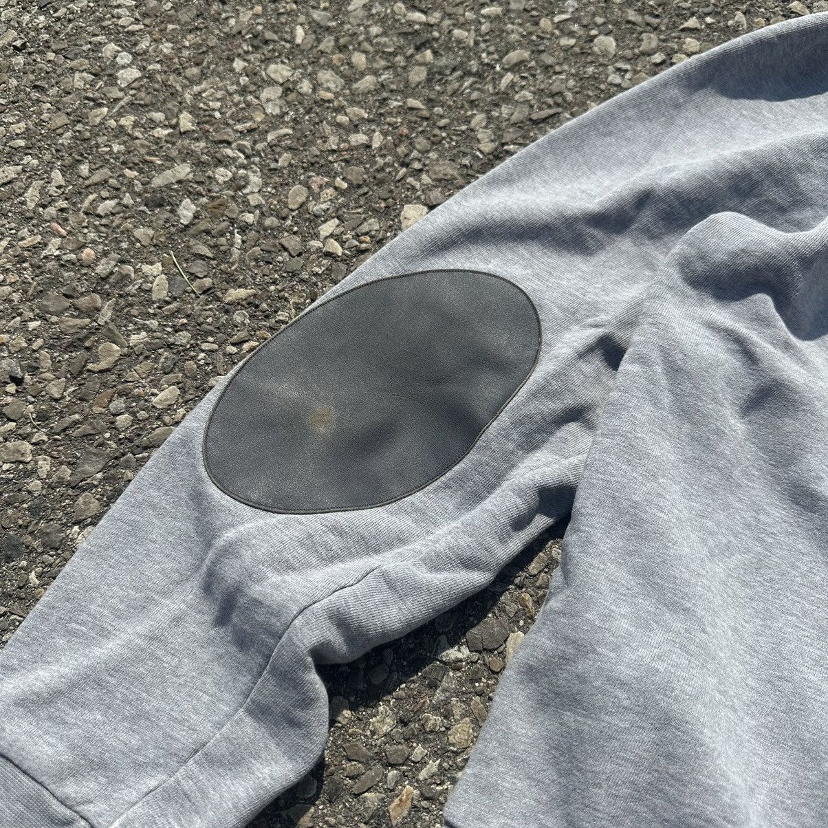 Maison Margiela Maison Marjiela Gray Sweater With Leather Inserts Size US M / EU 48-50 / 2 - 4 Thumbnail