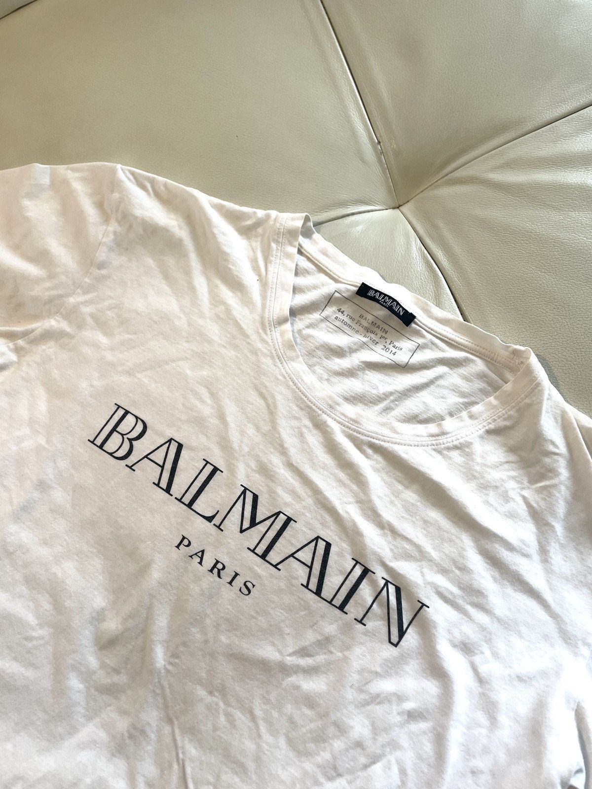 Balmain Balmain logo tee Size US XL / EU 56 / 4 - 2 Thumbnail