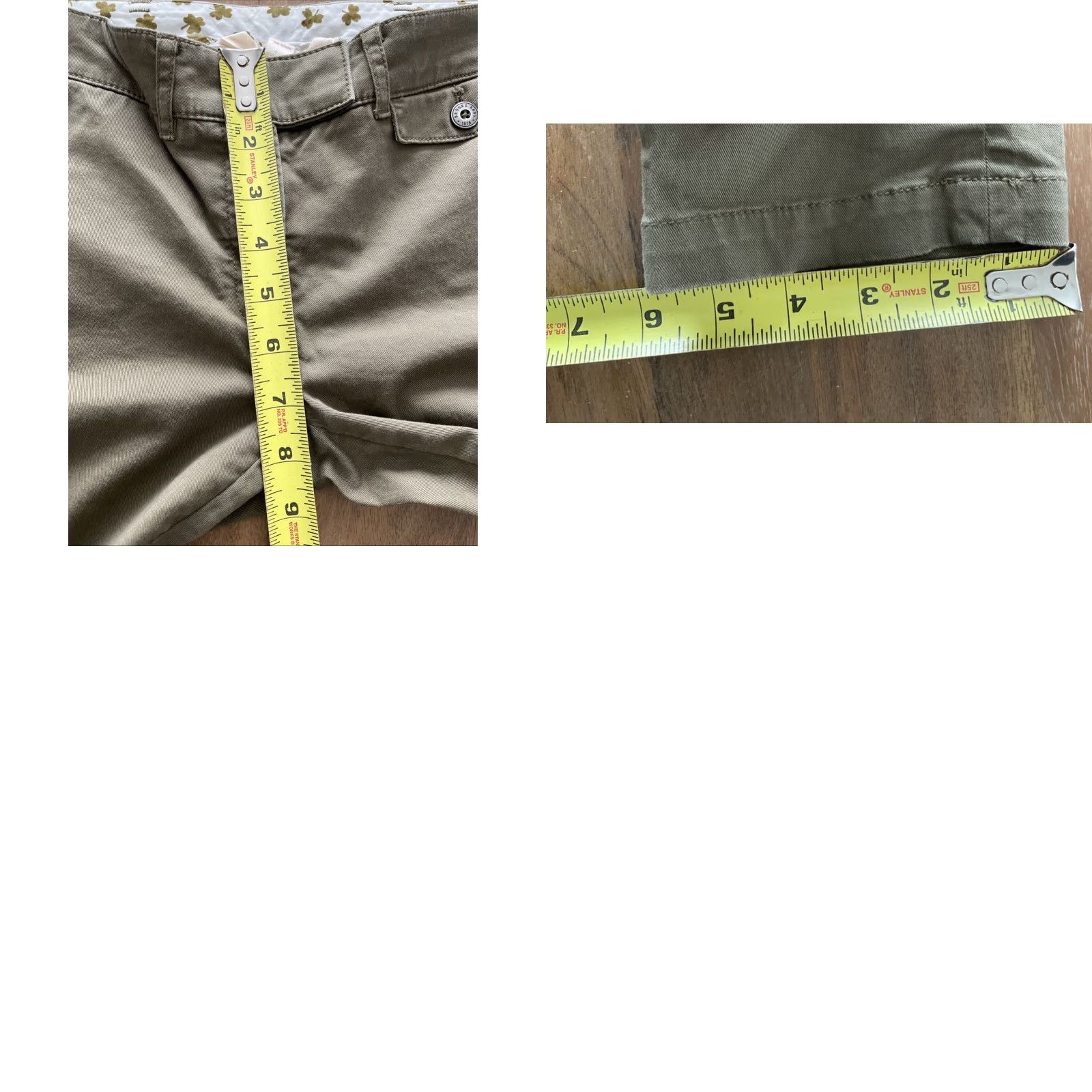 Brooks Brothers Brooks Brothers Chino Pants Womens 2 31x28 Brown Low Tapered Regular Inseam 28 Flat Front City Preppy Classic Vintage: No Size 26" / US 2 / IT 38 - 8 Thumbnail