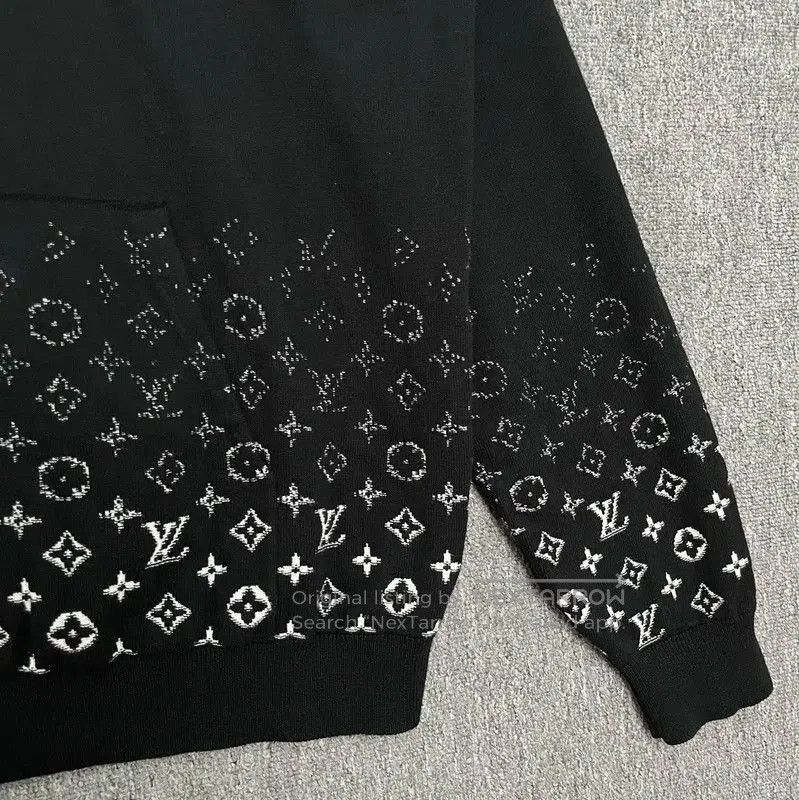 Louis Vuitton Louis Vuitton XXL Black Cotton Hoodie . Size US XXL / EU 58 / 5 - 4 Thumbnail