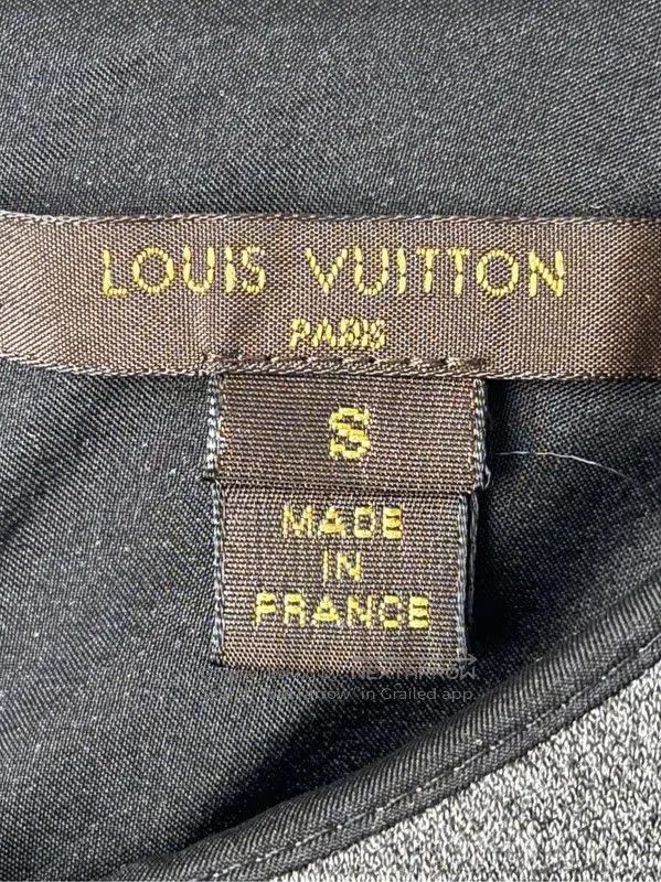 Louis Vuitton Louis Vuitton Gray Cotton Blend Dress . Size S / US 4 / IT 40 - 4 Thumbnail
