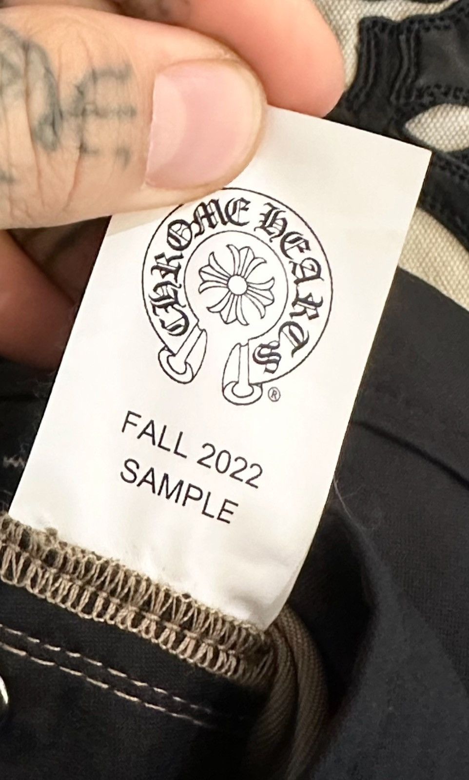 Chrome Hearts CHROME HEARTS 1/1 FLOODED CROSS PATCH SAMPLE CARPENTER JEANS Size US 30 / EU 46 - 3 Thumbnail