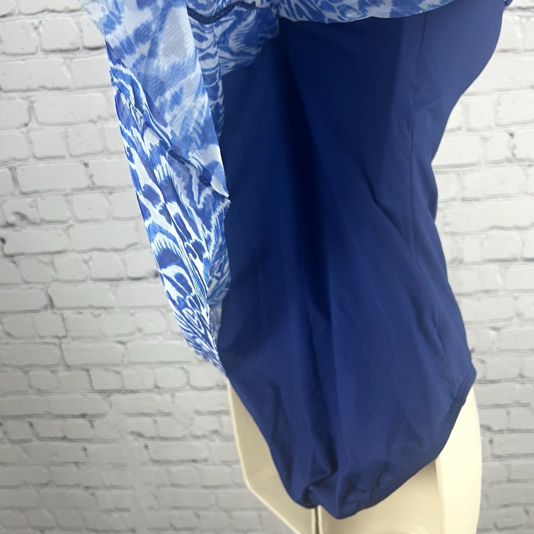 Ralph Lauren Lauren Ralph Lauren Blue Sheer Strapless One Piece Lightly Padded Swimsuit 8 Size ONE SIZE - 5 Thumbnail