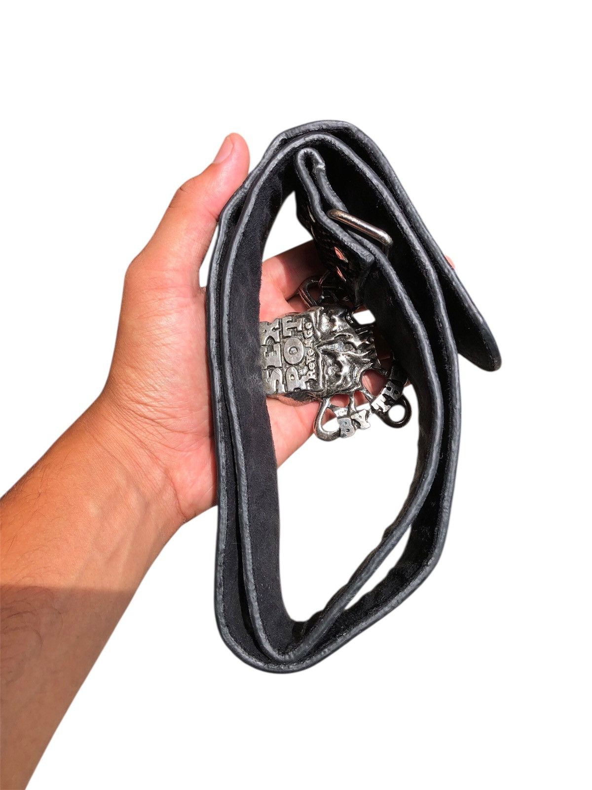 Sex Pot ReVeNGe Sex Pot Skull Buckle Snake Skin Belt Bondage Style Size ONE SIZE - 22 Thumbnail