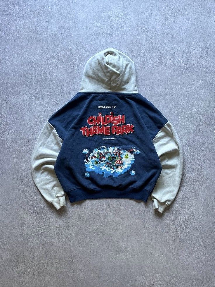 Vintage Vintage Childish Theme Park Boxy Hoodie Y2K S Size US S / EU 44-46 / 1 - 2 Thumbnail