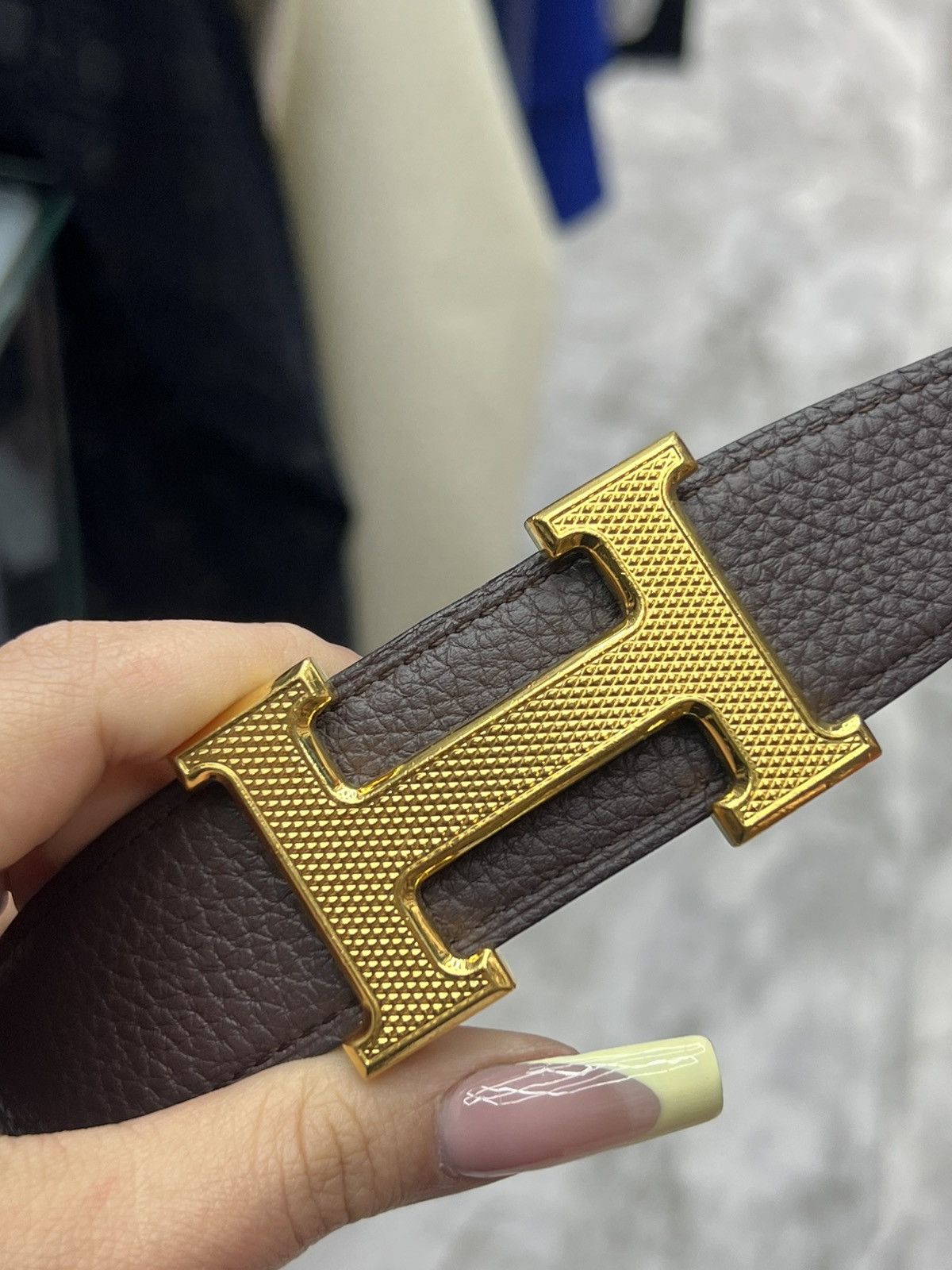 Hermes Hermes Constance Reversible Belt w/ Gold Platted Buckle Size 30 - 7 Thumbnail