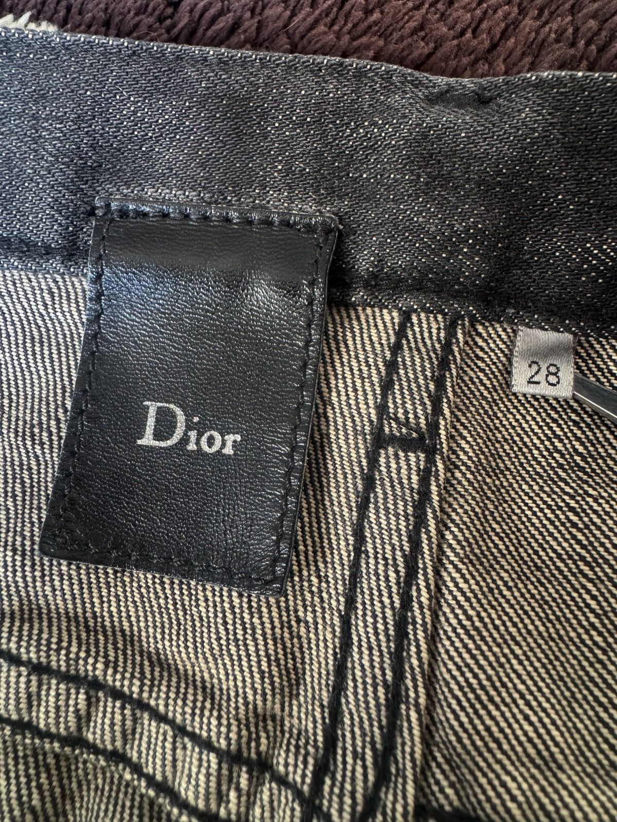 Dior Dior AW05 black waxed luster denim Size US 28 / EU 44 - 3 Thumbnail