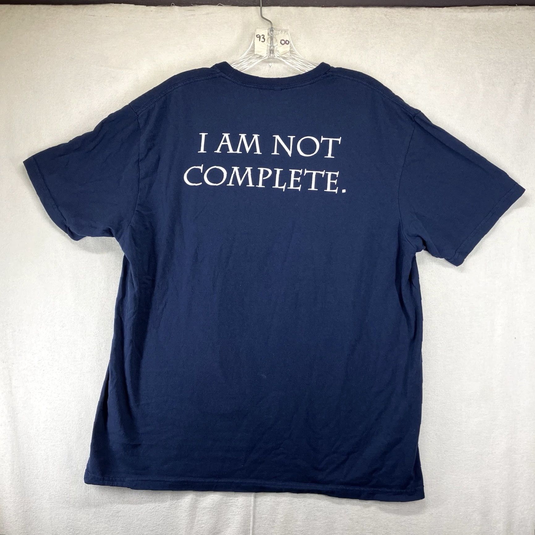Doublet VINTAGE Edward Scissorhands Fox T Shirt Mens Large Dark Navy Blue Double Sided 90s Movie Retro Mens L Blue Cotton Graphic Print Size US L / EU 52-54 / 3 - 2 Thumbnail