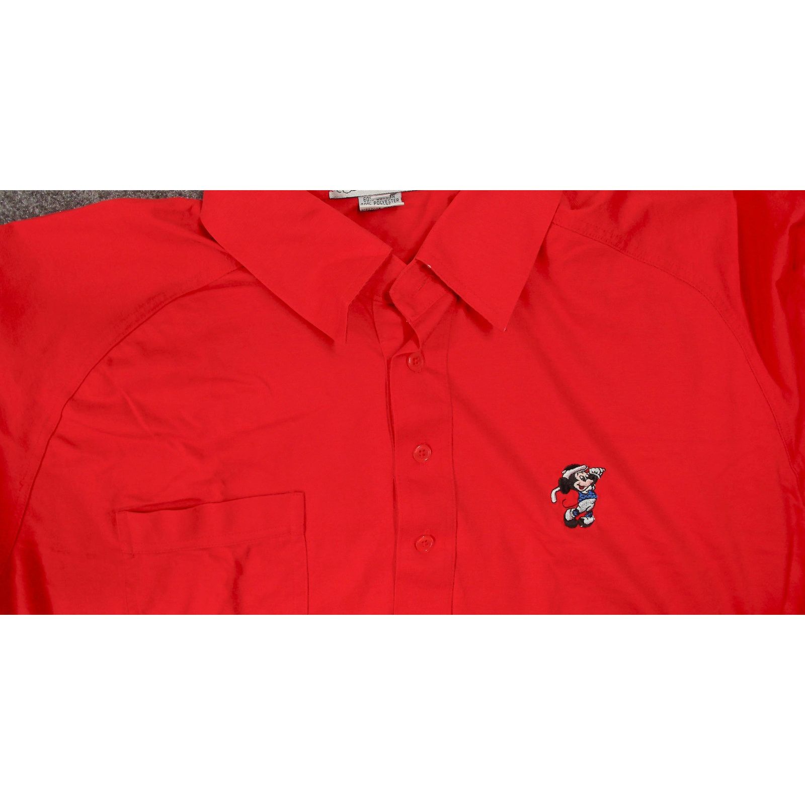 Disney Disney 90s Made in USA Mickey Mouse Golf Polo Single Stitch Size US XL / EU 56 / 4 - 7 Thumbnail