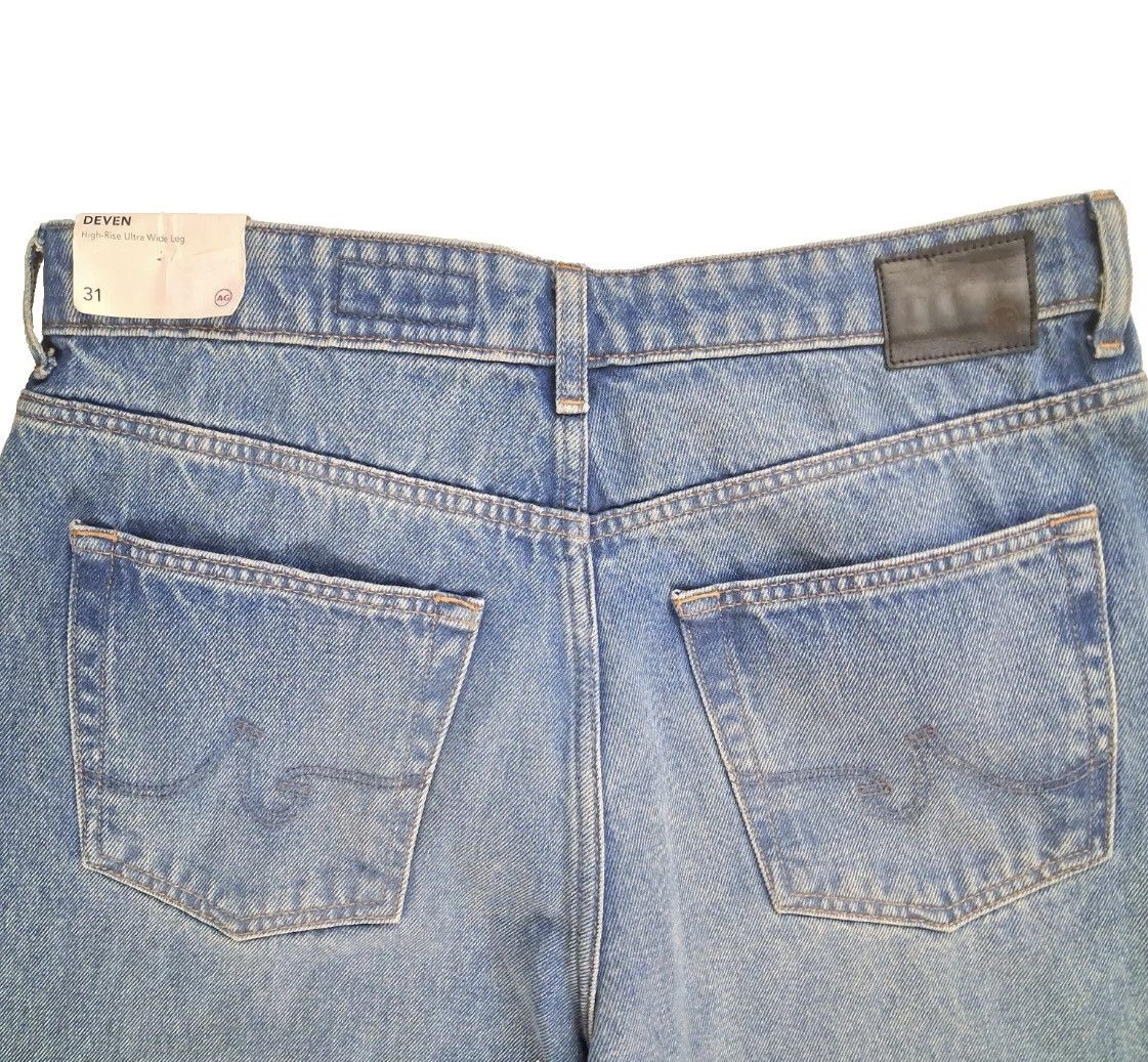 AG Adriano Goldschmied AG Adriano Goldschmied Size 31 Ultra Wide Leg Republic Deven Size 31" - 2 Thumbnail