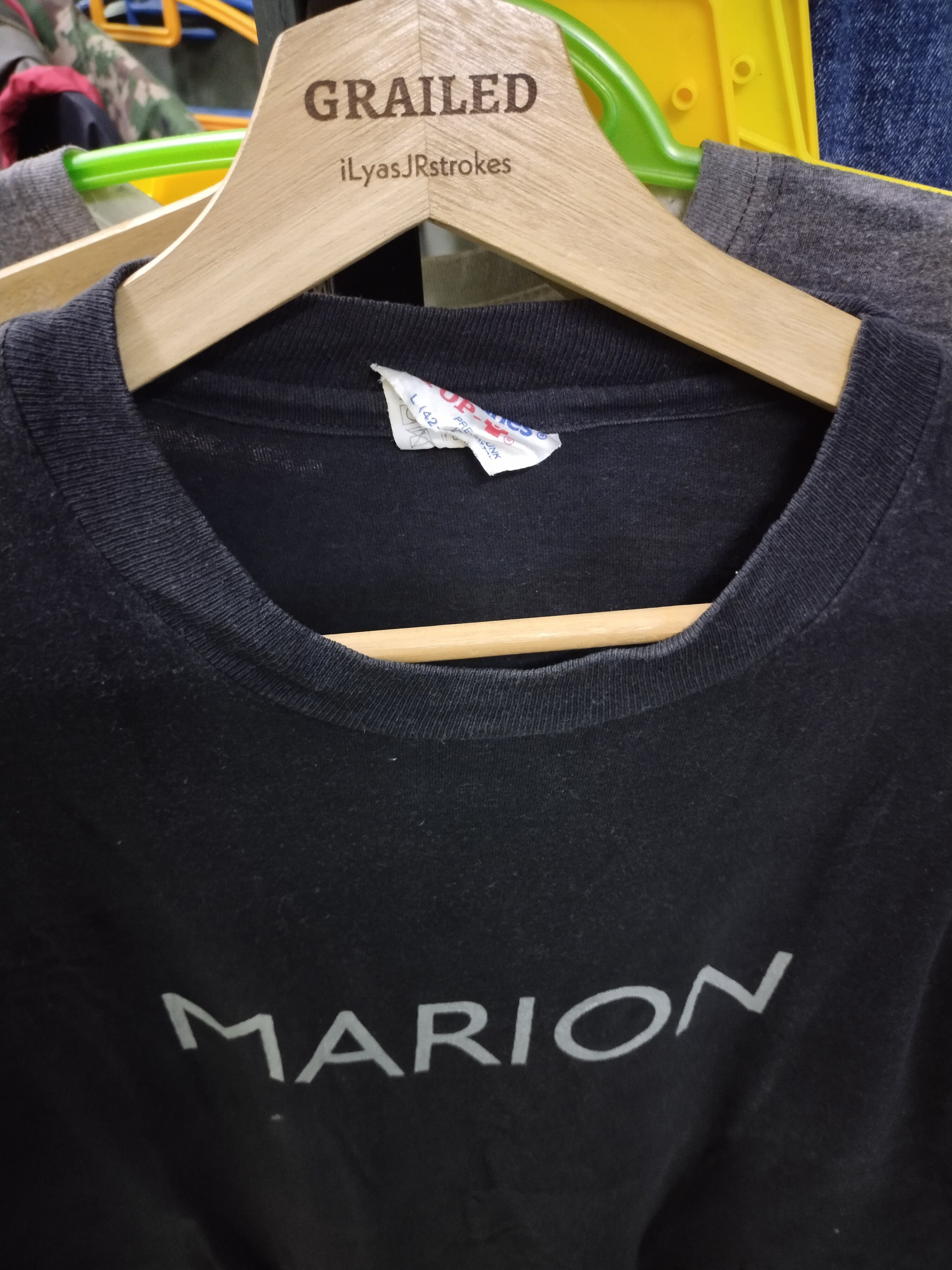 Band Tees 90's Vintage Marion Logo English Britpop Band Suede Oasis Size US L / EU 52-54 / 3 - 9 Thumbnail