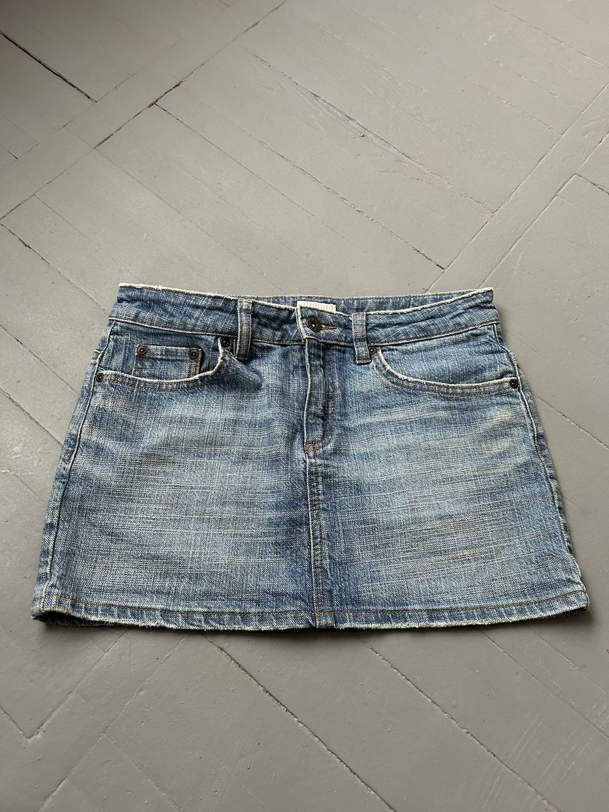 Miss Sixty × Vintage Miss Sixty denim skirt super mini Size 28" / US 6 / IT 42 - 1 Thumbnail
