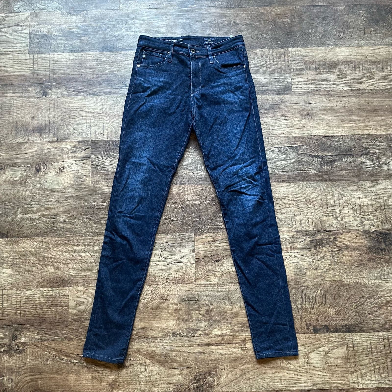 AG Adriano Goldschmied AG Jeans Women Size 26R The Farrah Skinny Ankle High Rise Size 26" / US 2 / IT 38 - 1 Thumbnail