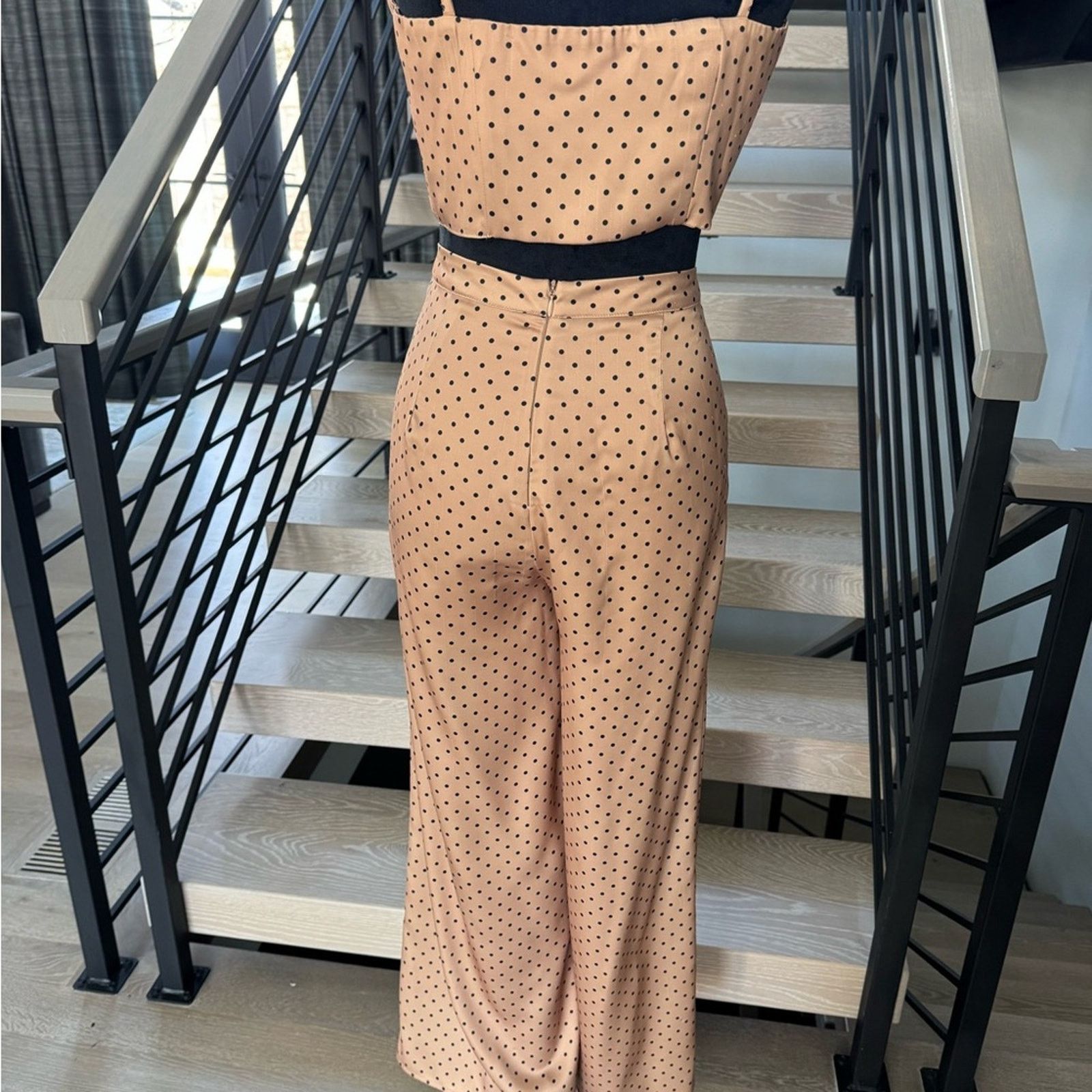 Other Stylish Tan Polka Dot Two-Piece Set Size 25" / US 0 / IT 36 - 12 Thumbnail