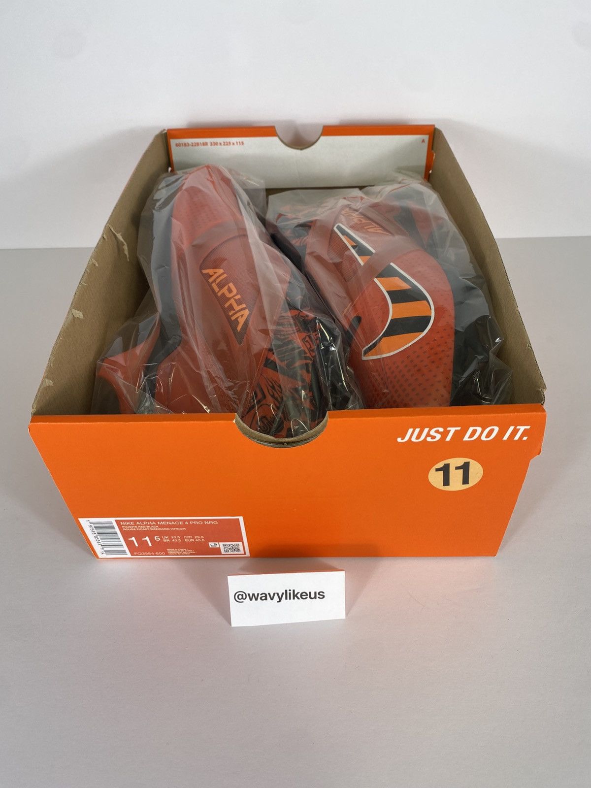 Nike NIKE Alpha Menace 4 Pro Nrg Cleats Men Size 11.5 Size US 11.5 / EU 44-45 - 8 Thumbnail