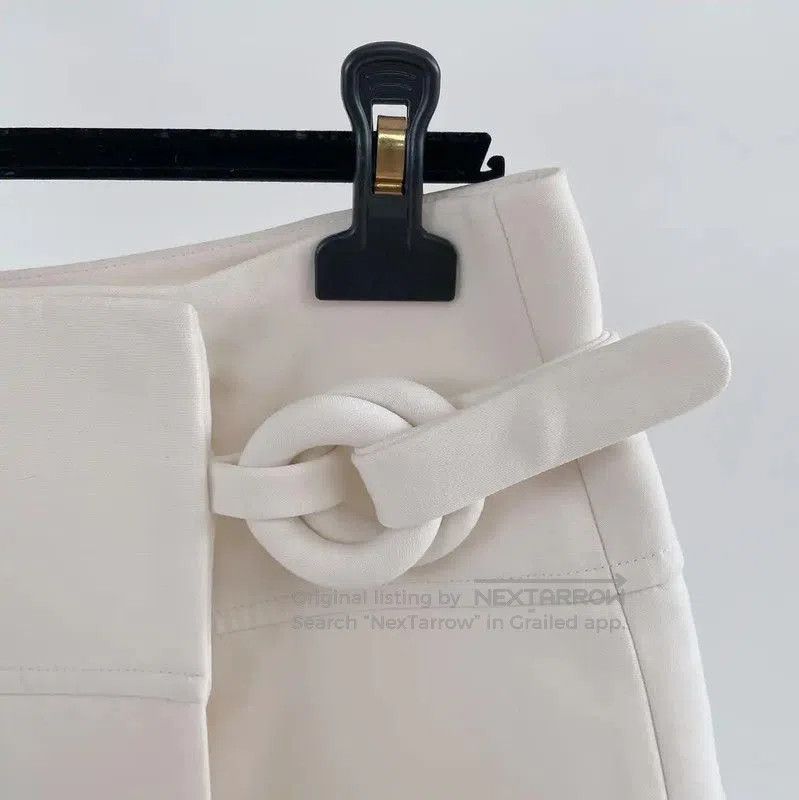 Louis Vuitton Louis Vuitton Women's White Wool A. Size 27" / US 4 / IT 40 - 4 Thumbnail