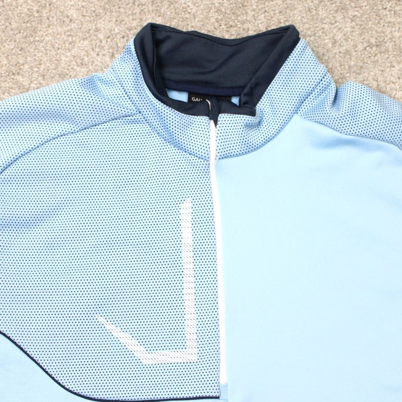 Galvin Green Galvin Green Shirt Mens XL Blue 1/4 Zip Golf Long Sleeve Polyester Stretch Size US XL / EU 56 / 4 - 3 Thumbnail